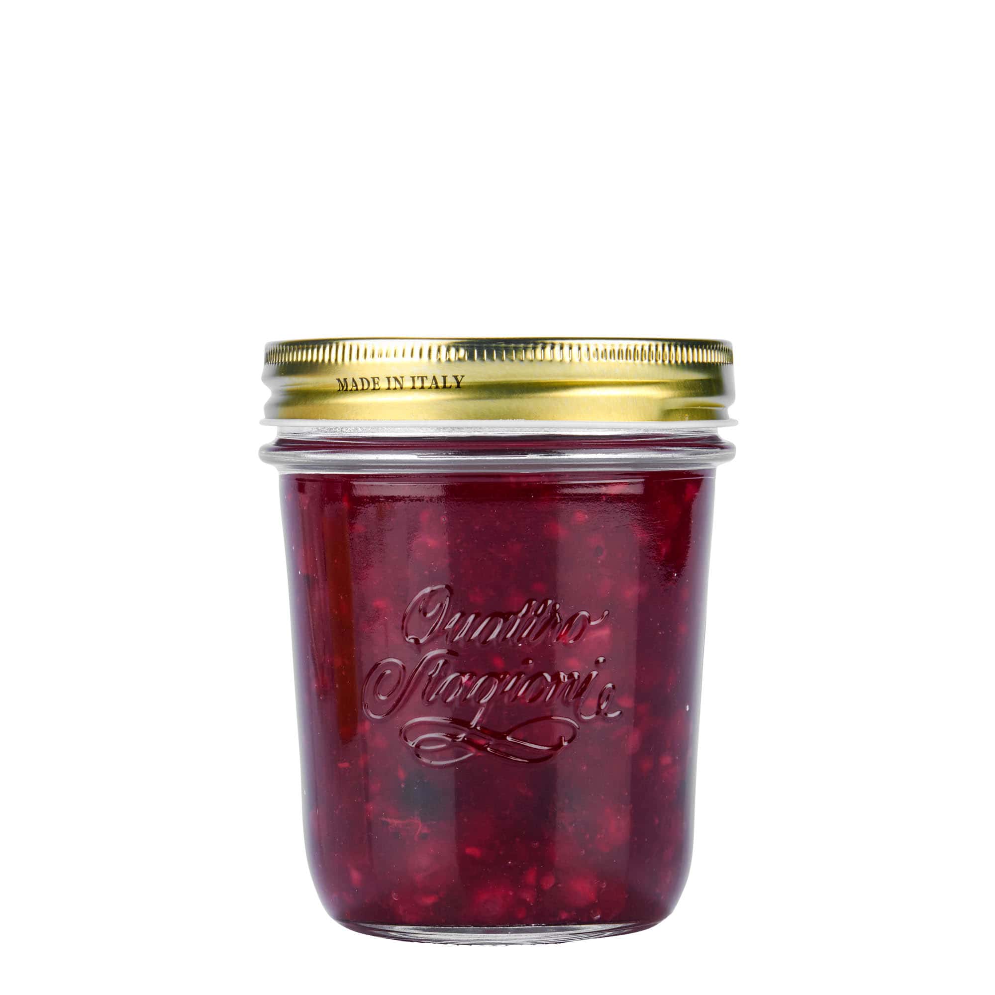 320 ml opbevaringsglas 'Quattro Stagioni', åbning: skruelåg