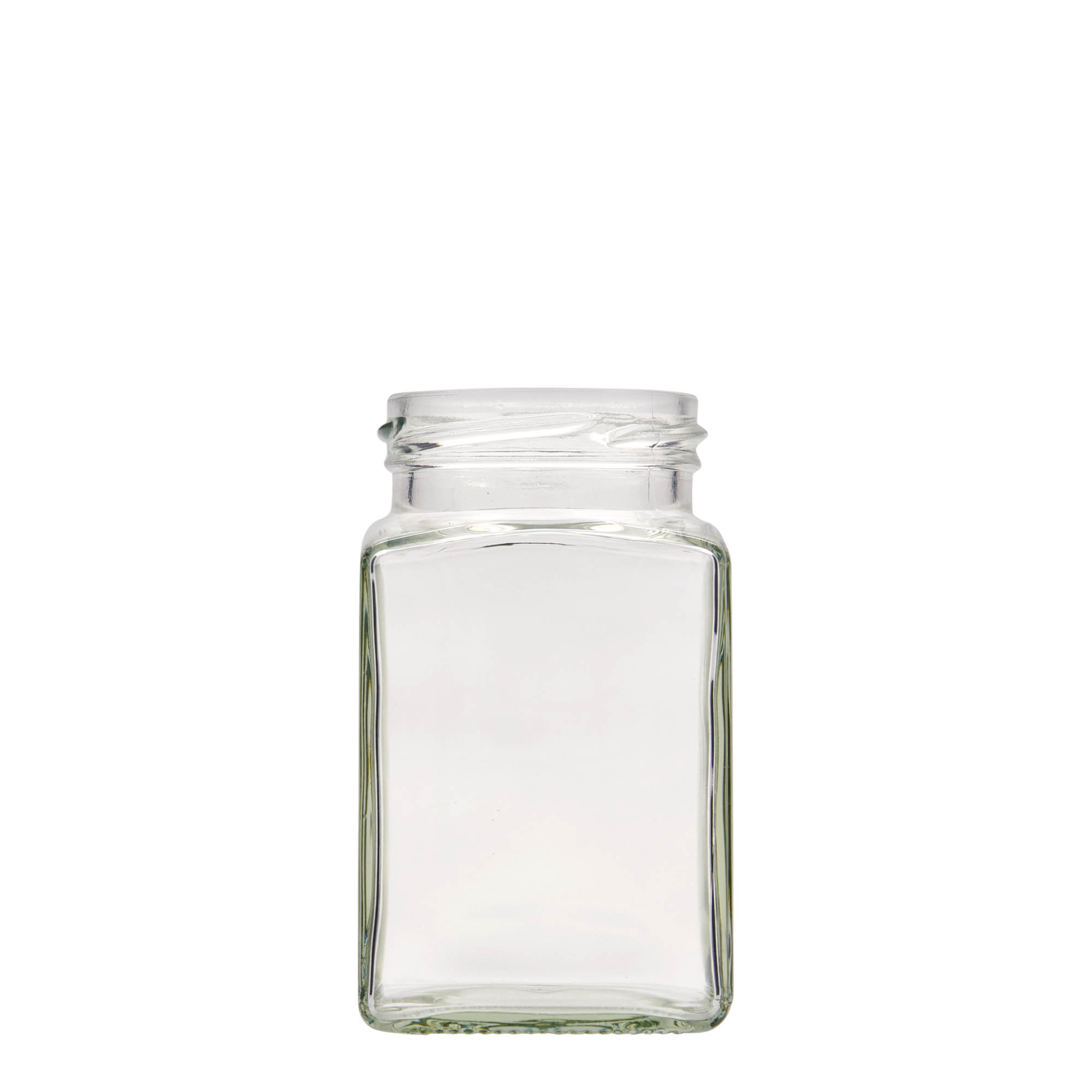 260 ml firkantet glas, åbning: Twist-Off (TO 58) 260 ml firkantet glas, åbning: Twist-Off (TO 58)