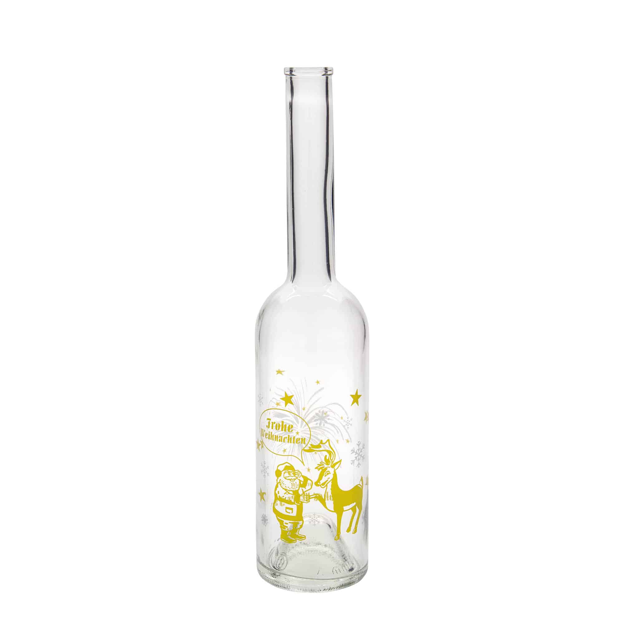 500 ml glasflaske 'Opera', motiv: Fyrværkeri, åbning: Kork