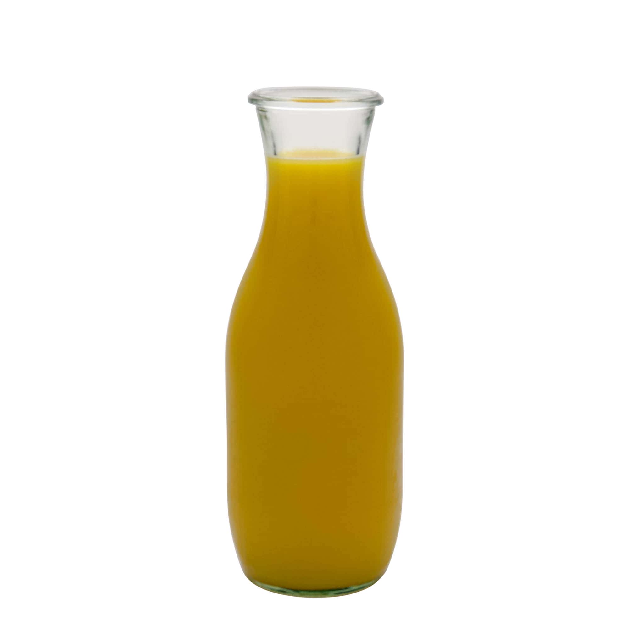 1.000 ml WECK-saftflaske #, åbning: rundrand 1.000 ml WECK-saftflaske #, åbning: rundrand