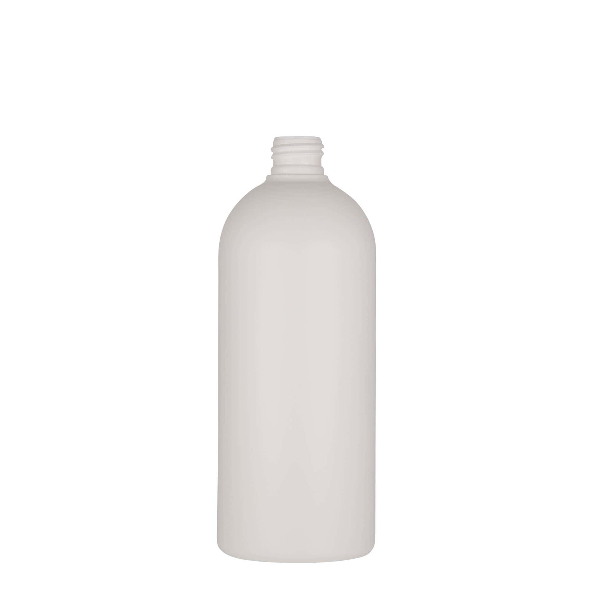 500 ml plastflaske 'Tuffy', HDPE, hvid, munding: 24/410