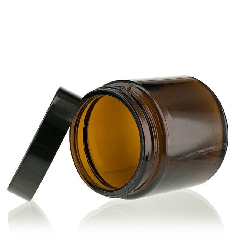 120 ml glasdigel 'Brown Line', glas, brun, åbning: Skruelåg