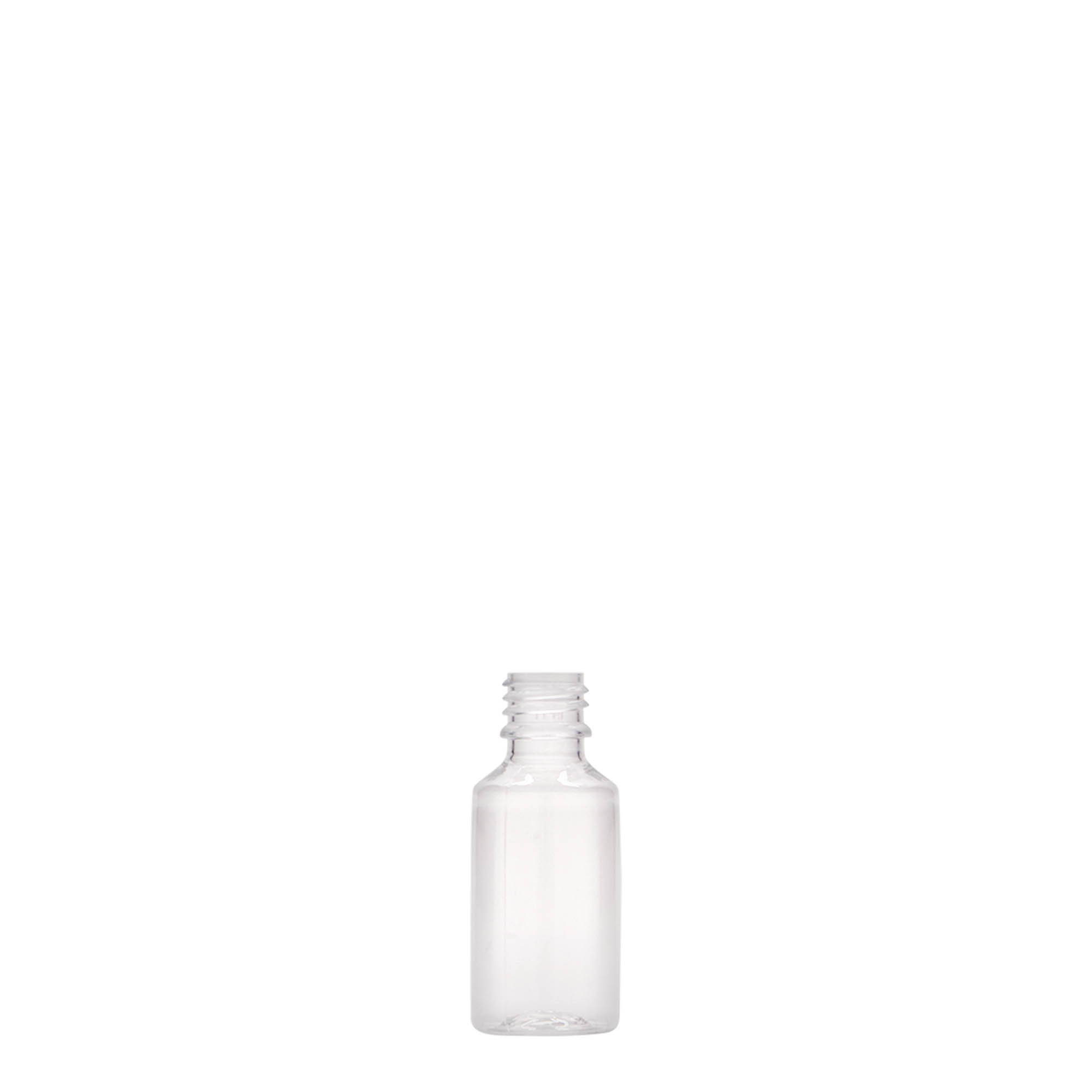 10 ml PET-flaske »E-Liquid« med kvalitets- og børnesikring, plastik, åbning: skruelåg