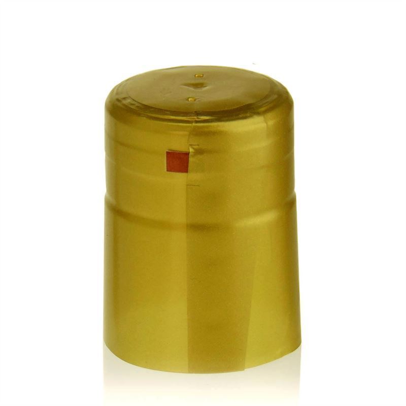 Krympekapsel 32x41, PVC-plast, guld