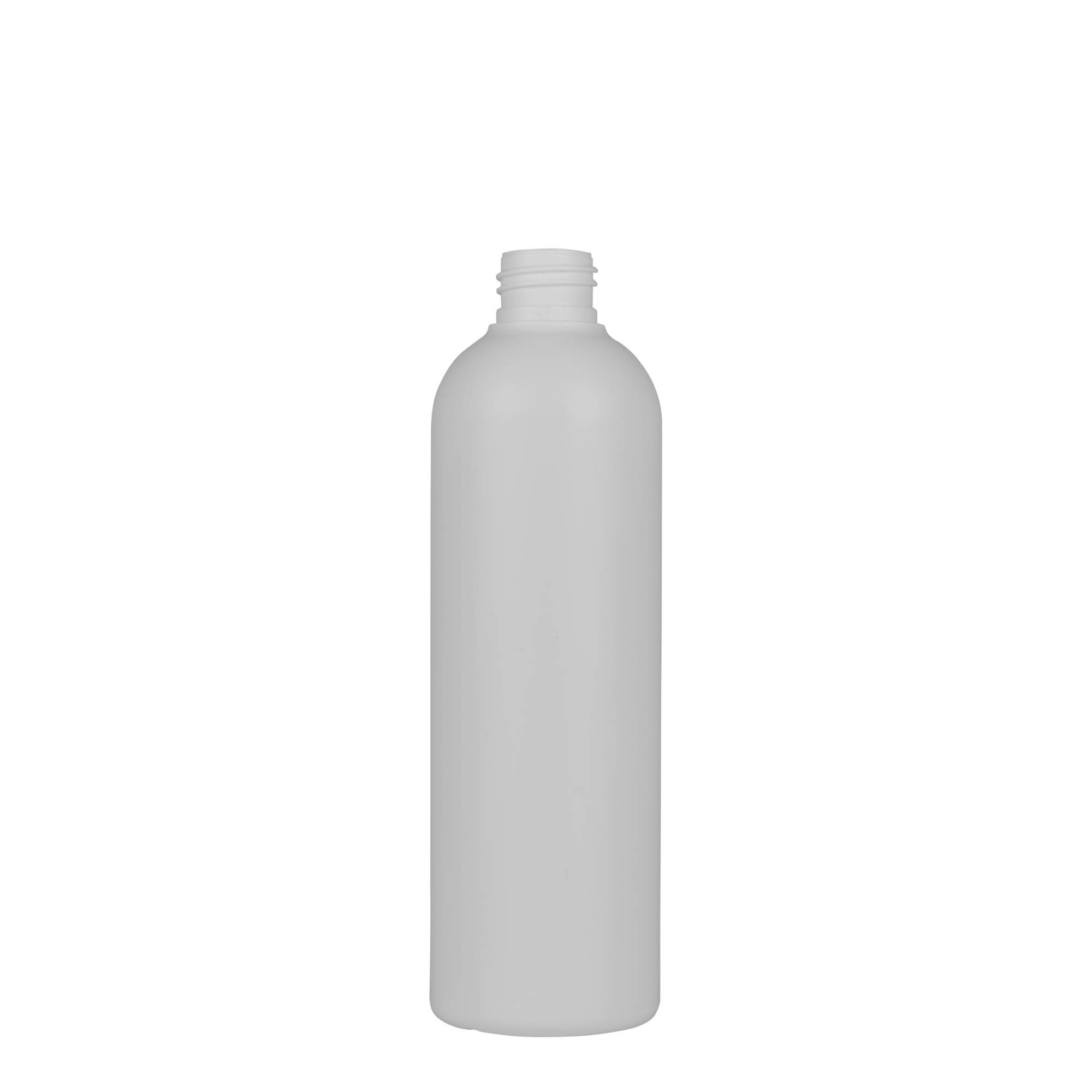 300 ml plastikflaske 'Tuffy', HDPE, hvid, munding: 24/410