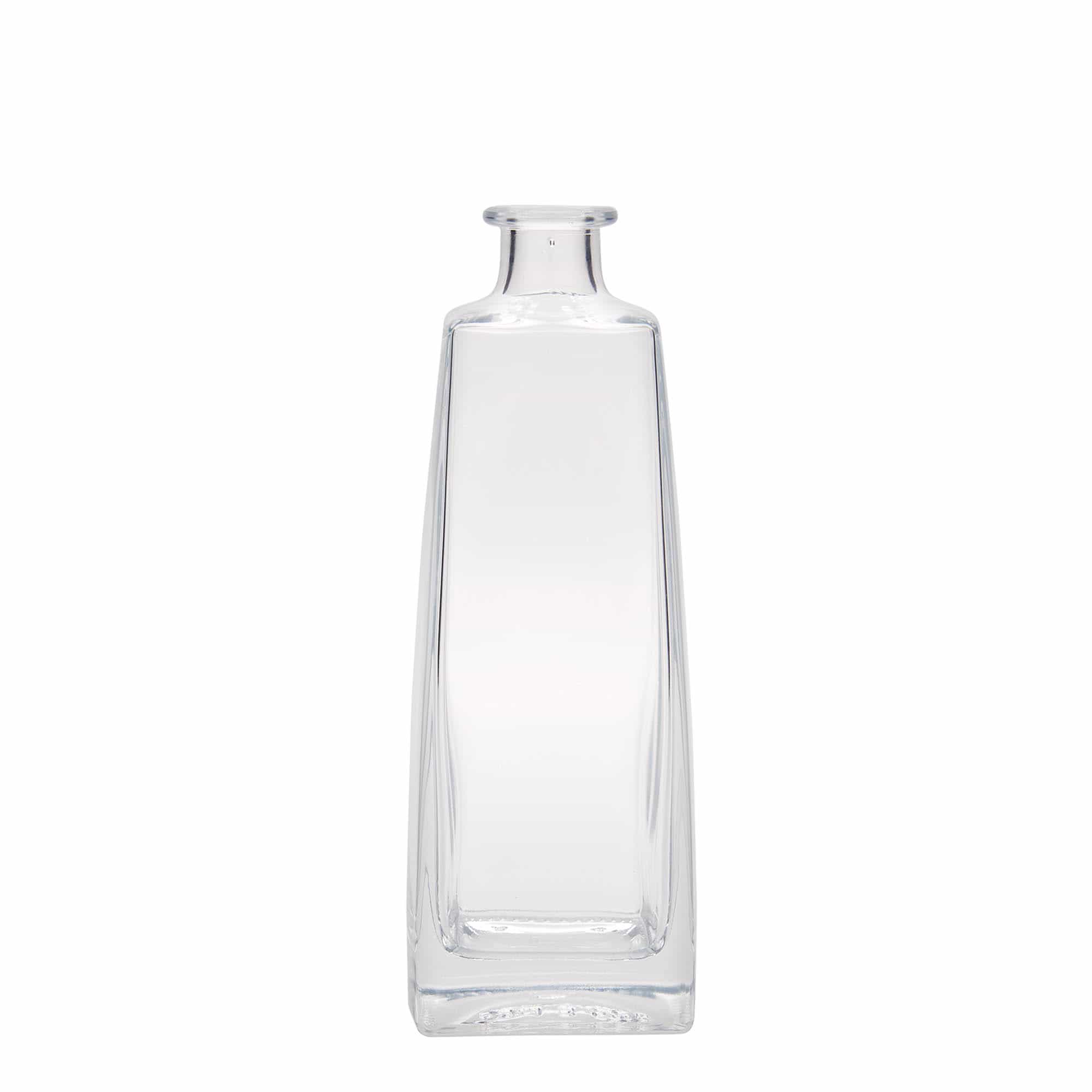 500 ml glasflaske 'Timmy', firkantet, åbning: Kork