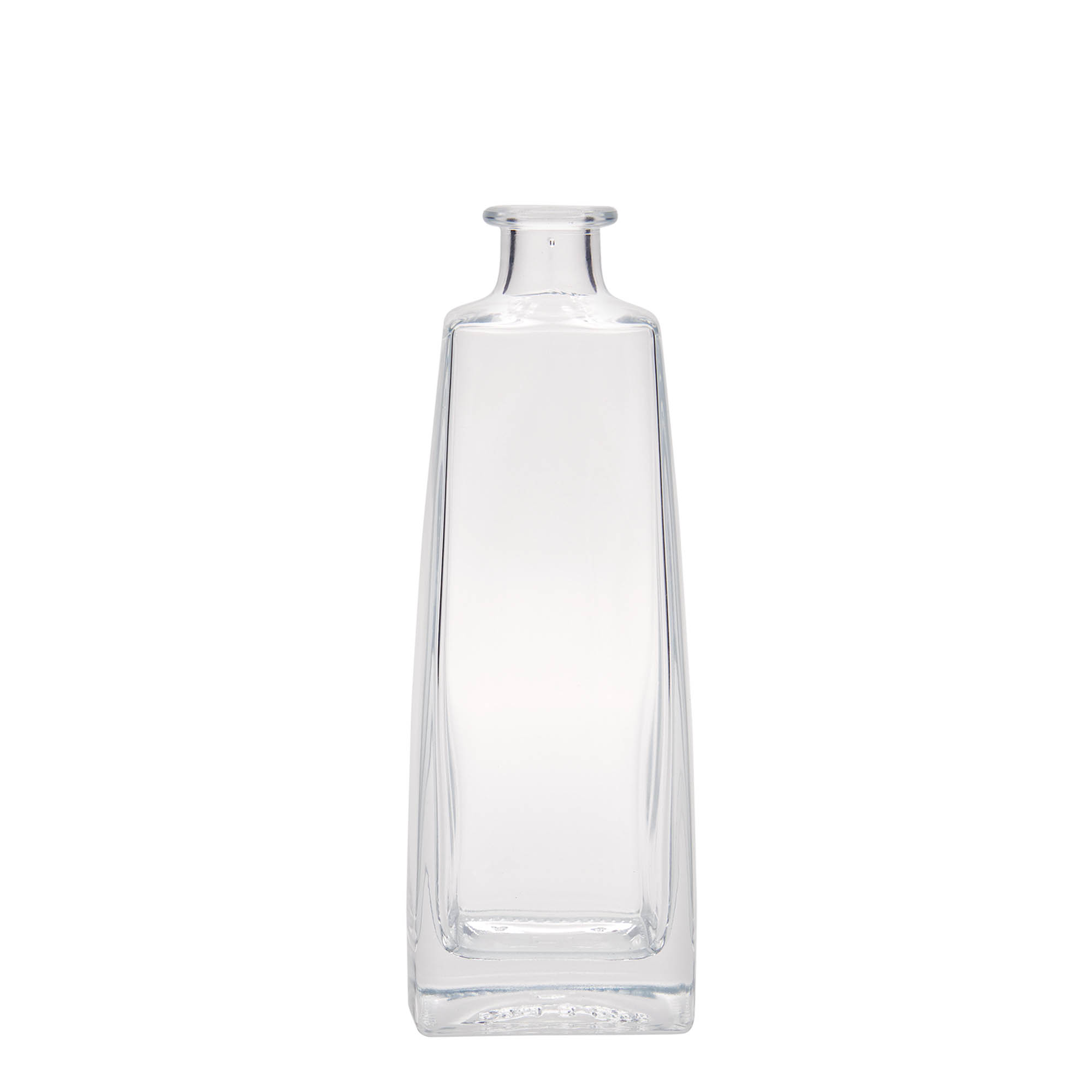 500 ml glasflaske 'Timmy', rektangulær, munding: prop