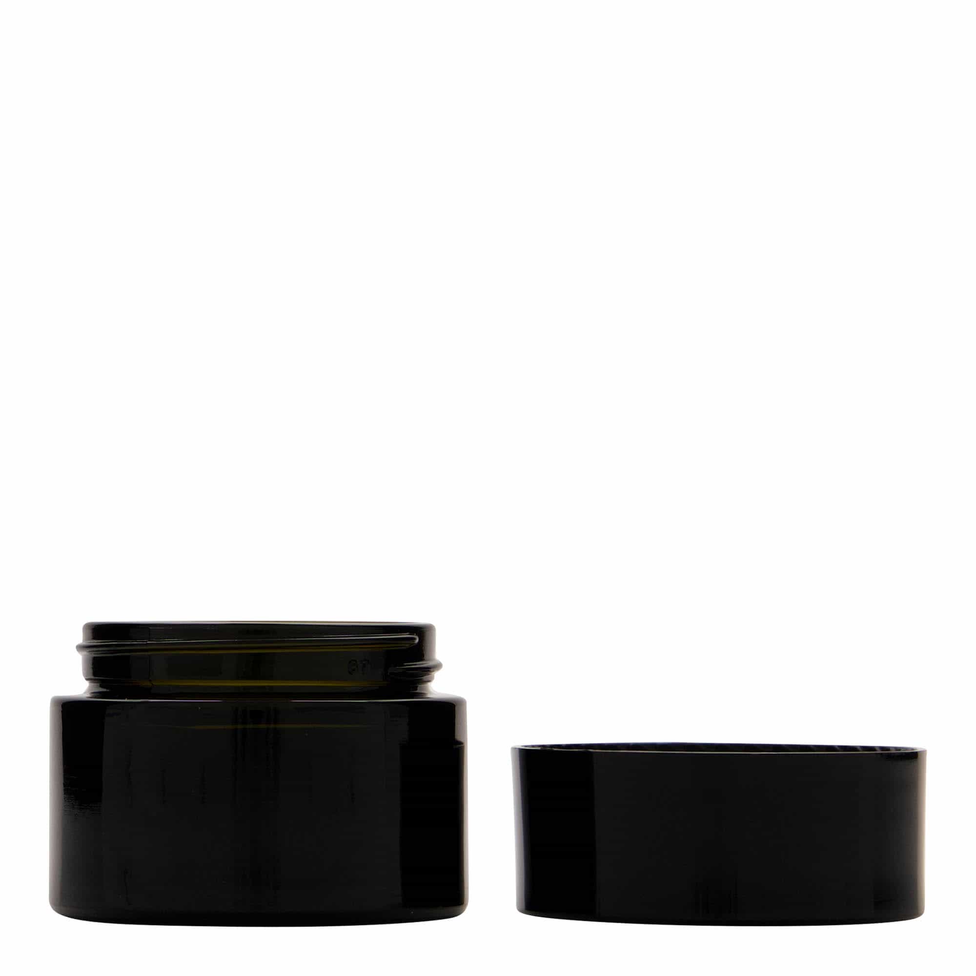 50 ml recycling-glasdigel 'Floria', glas, antikgrøn, åbning: GPI 58/400