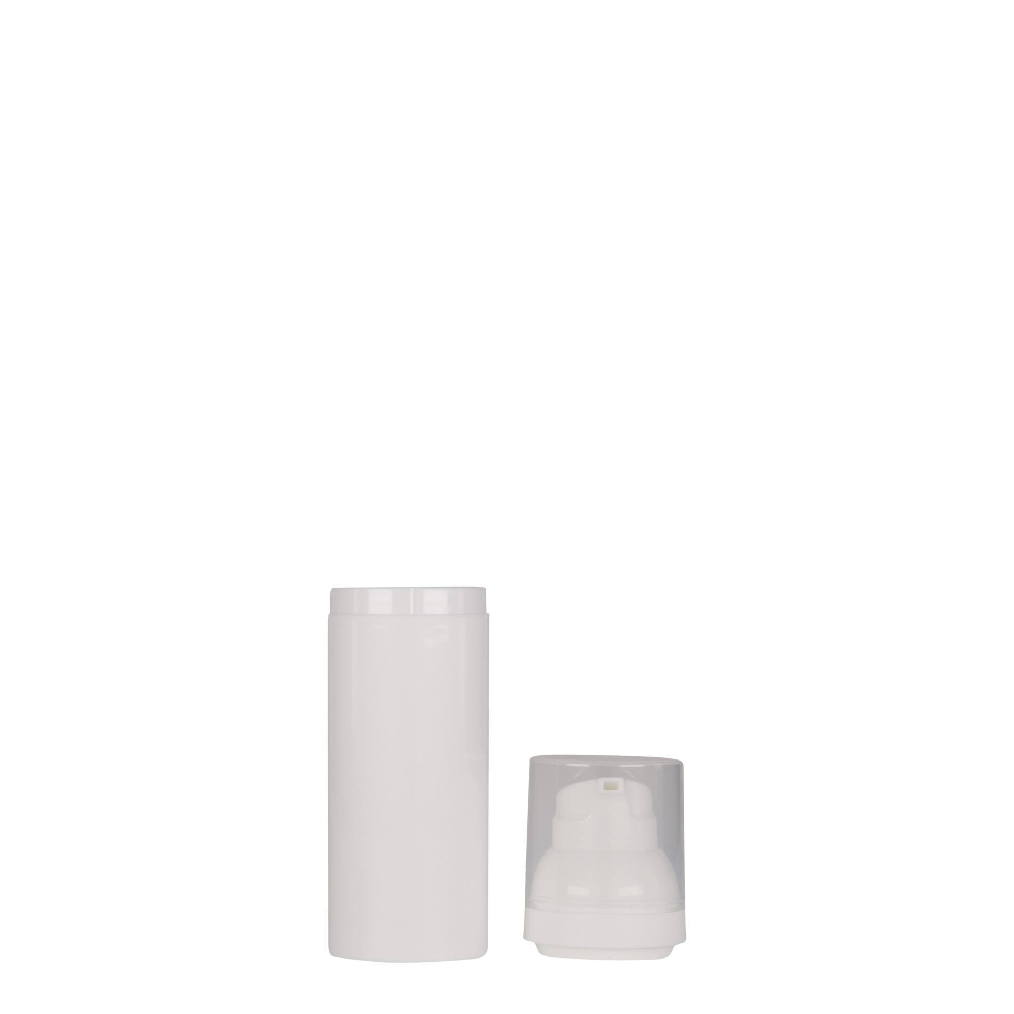 50 ml Airless-dispenser »Mezzo«, PP-plast, hvid