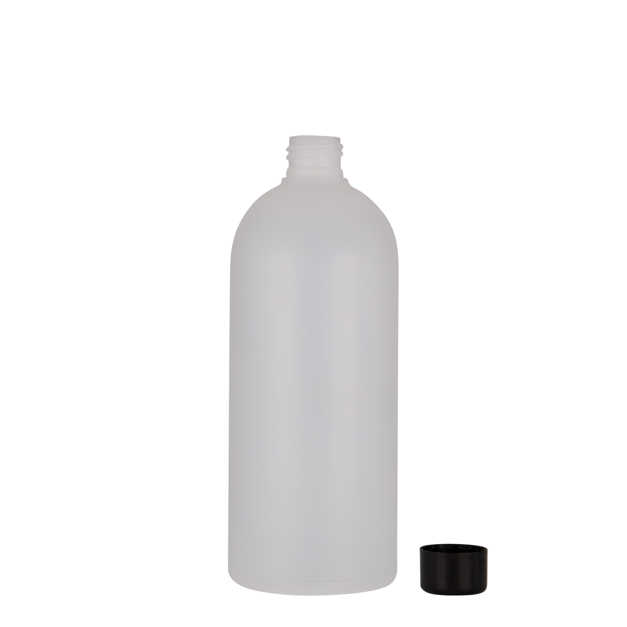 500 ml plastflaske 'Tuffy', HDPE, natur, åbning: 24/410