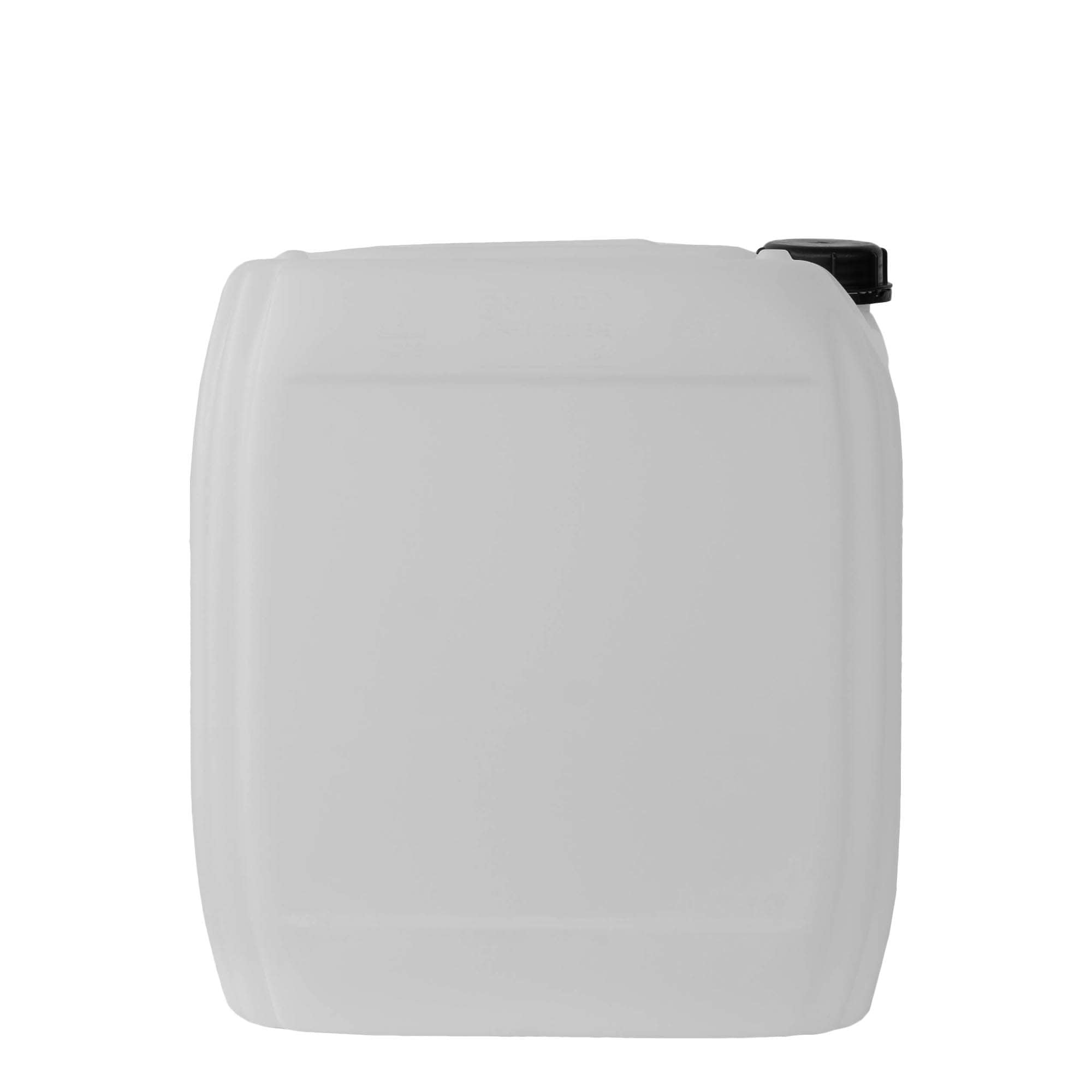 25 l dunk, firkantet, HDPE-plast, natur, åbning: ND 60