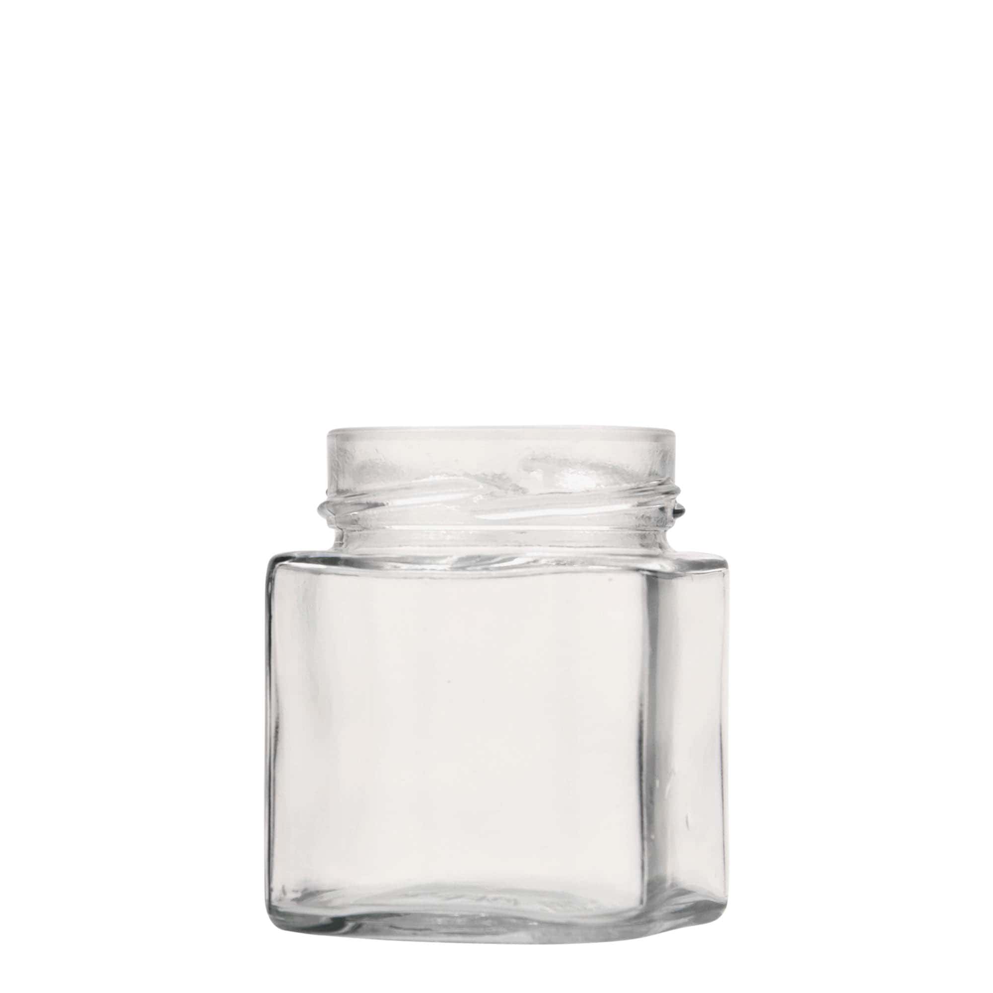 212 ml firkantet glas 'Ikarus', åbning: Deep-Twist-Off (DTO 63)