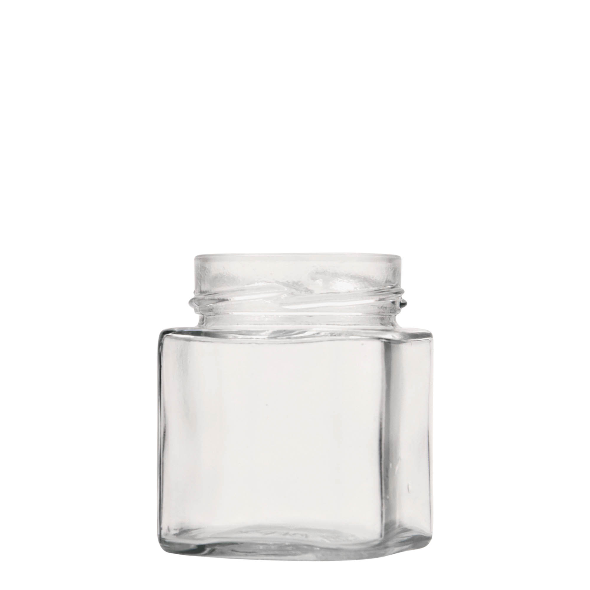 212 ml firkantet glas »Ikarus«, åbning: Deep-Twist-off (DTO 63)