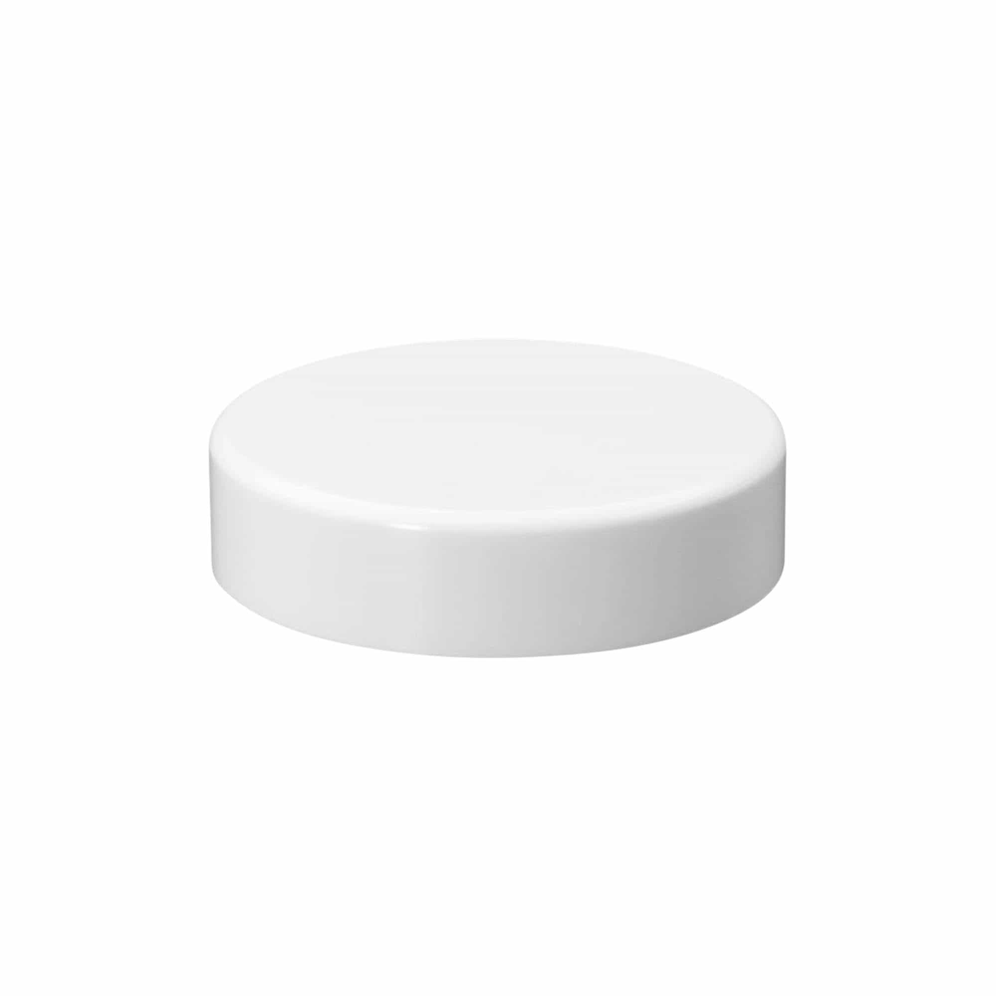 Skruelåg til 50 ml »Beauty«, HPM-plast, hvid