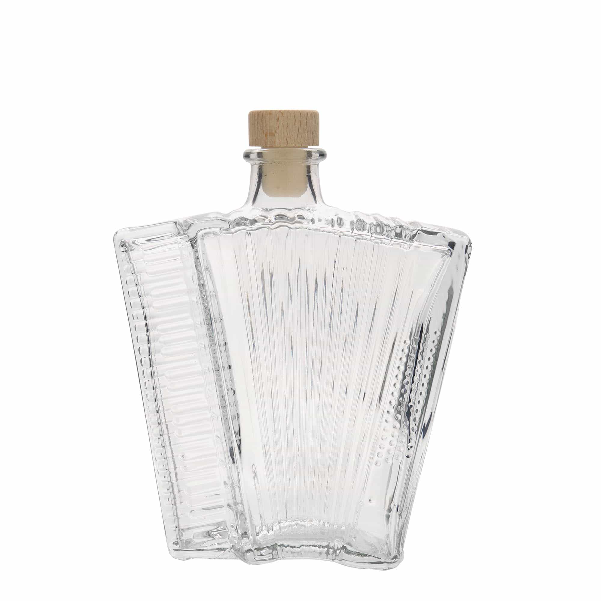 500 ml glasflaske 'Akkordeon', åbning: Kork