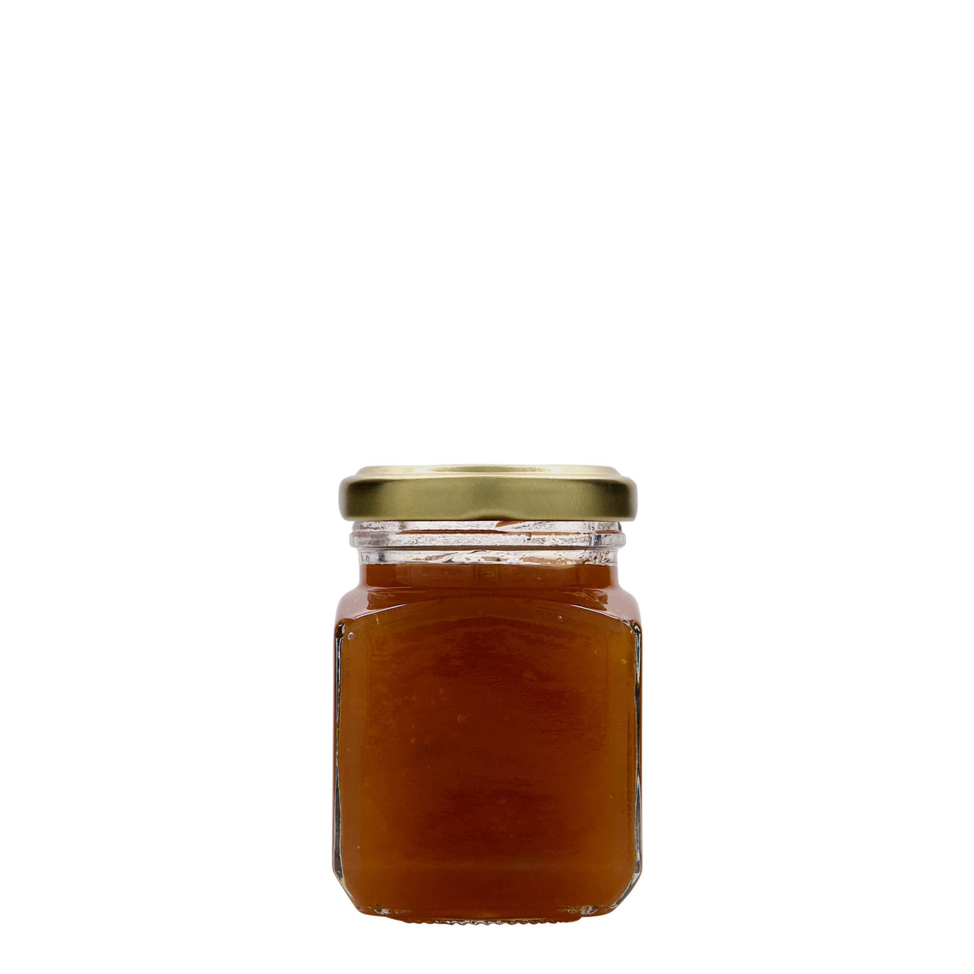 106 ml firkantet glas, åbning: Twist-Off (TO 48)