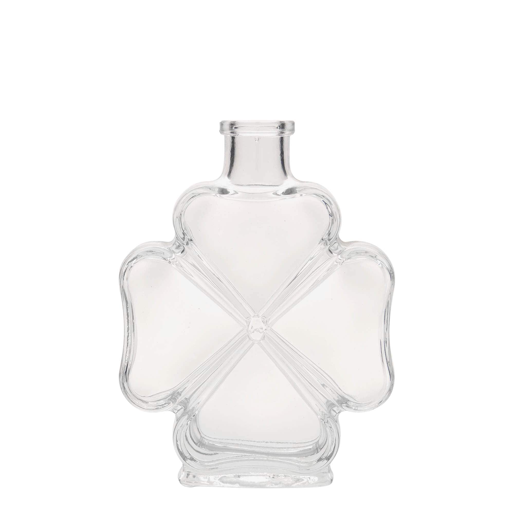 200 ml glasflaske 'Kleeblatt', åbning: kork