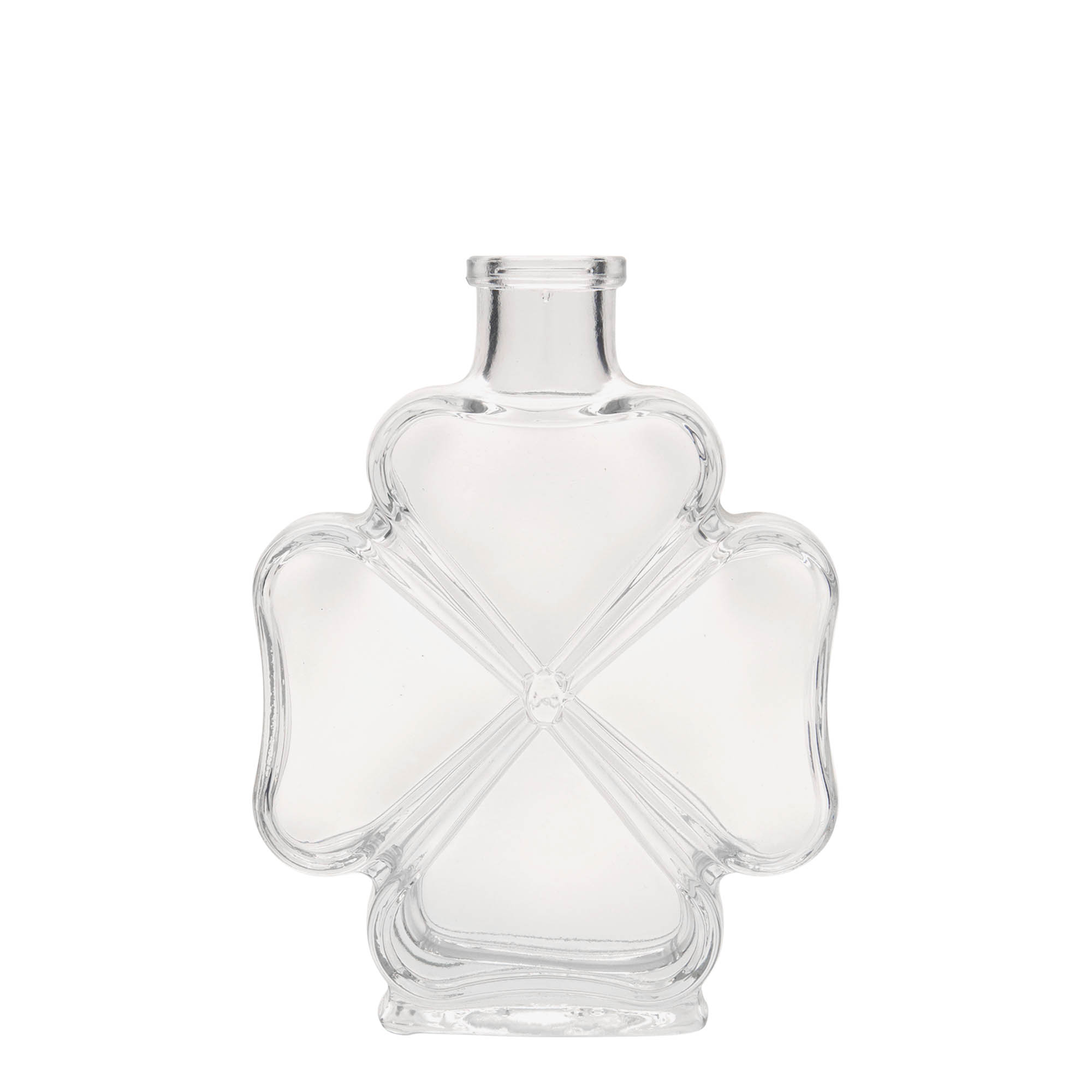 200 ml glasflaske 'Kleeblatt', åbning: kork 200 ml glasflaske 'Kleeblatt', åbning: kork