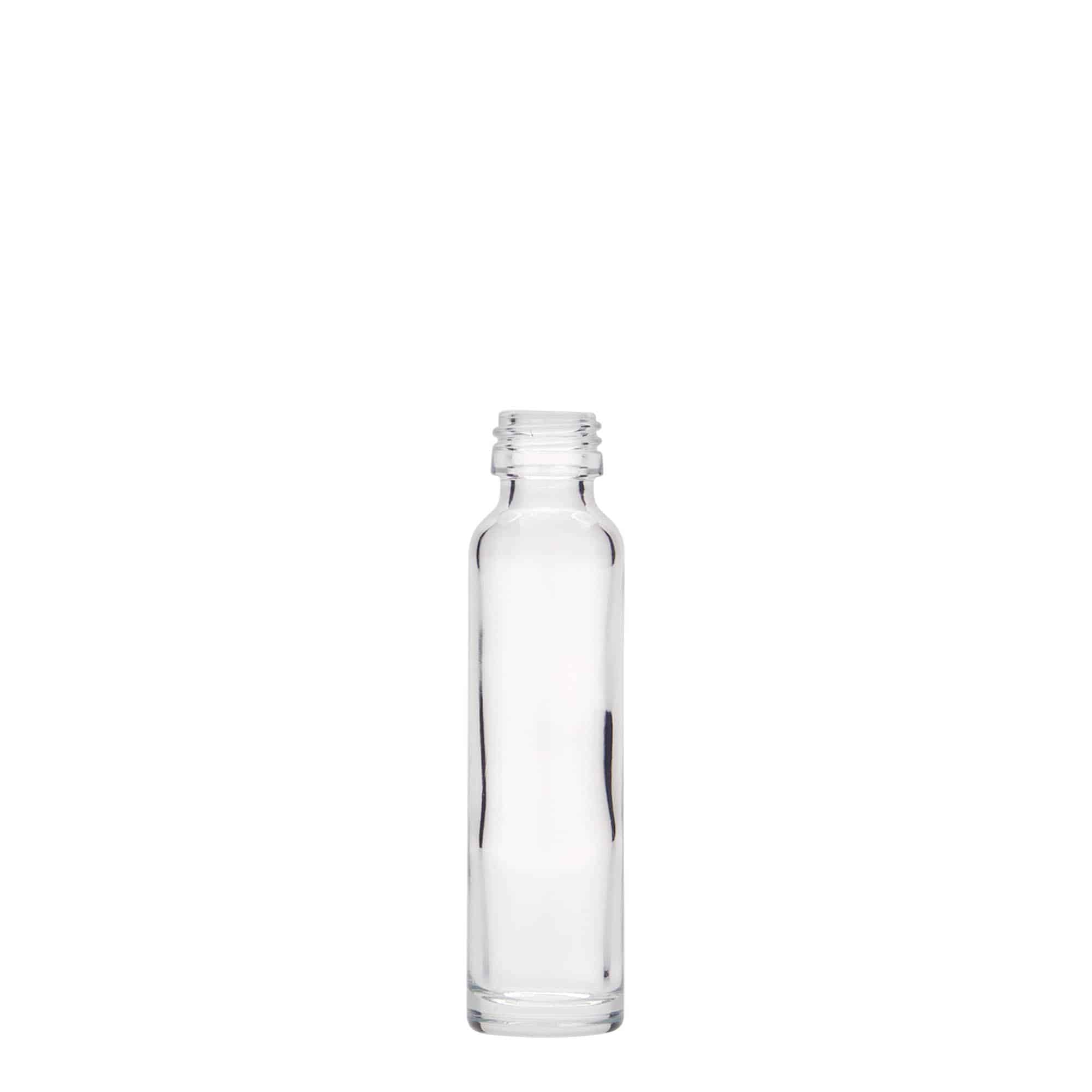 20 ml krukke flaske, glas, åbning: PP 18