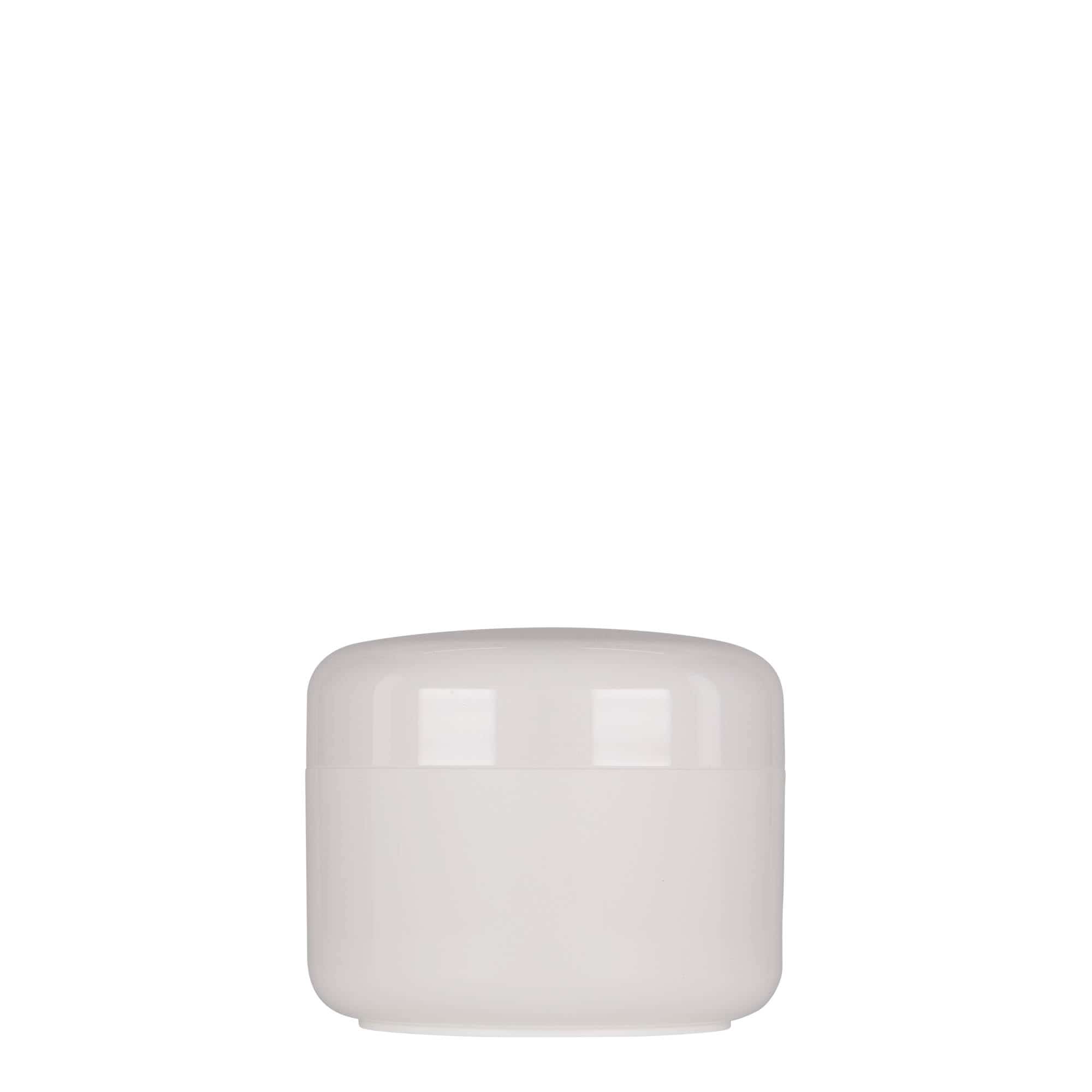 200 ml plastikbeholder »Bianca«, PP, hvid, åbning: skruelåg