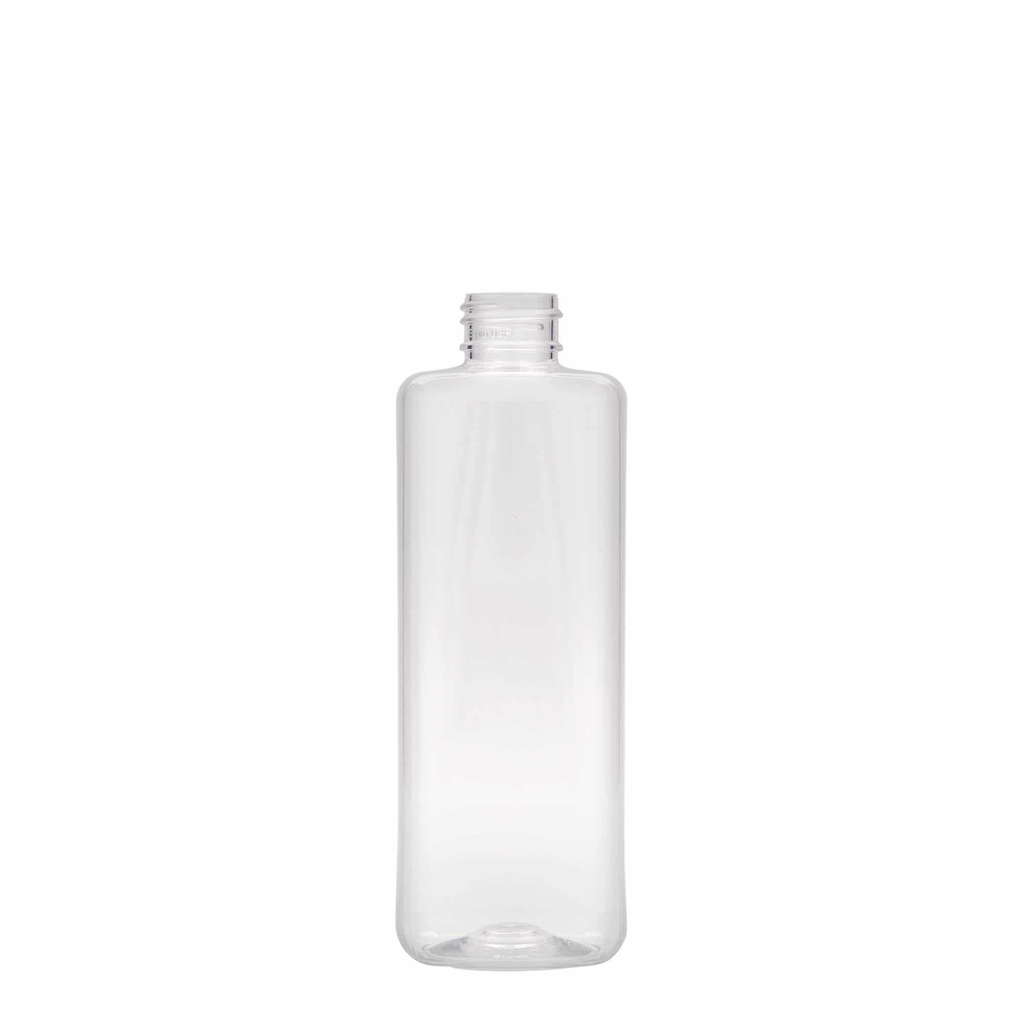 300 ml PET-flaske 'Karl', kvadratisk, plast, åbning: GPI 24/410 300 ml PET-flaske 'Karl', kvadratisk, plast, åbning: GPI 24/410