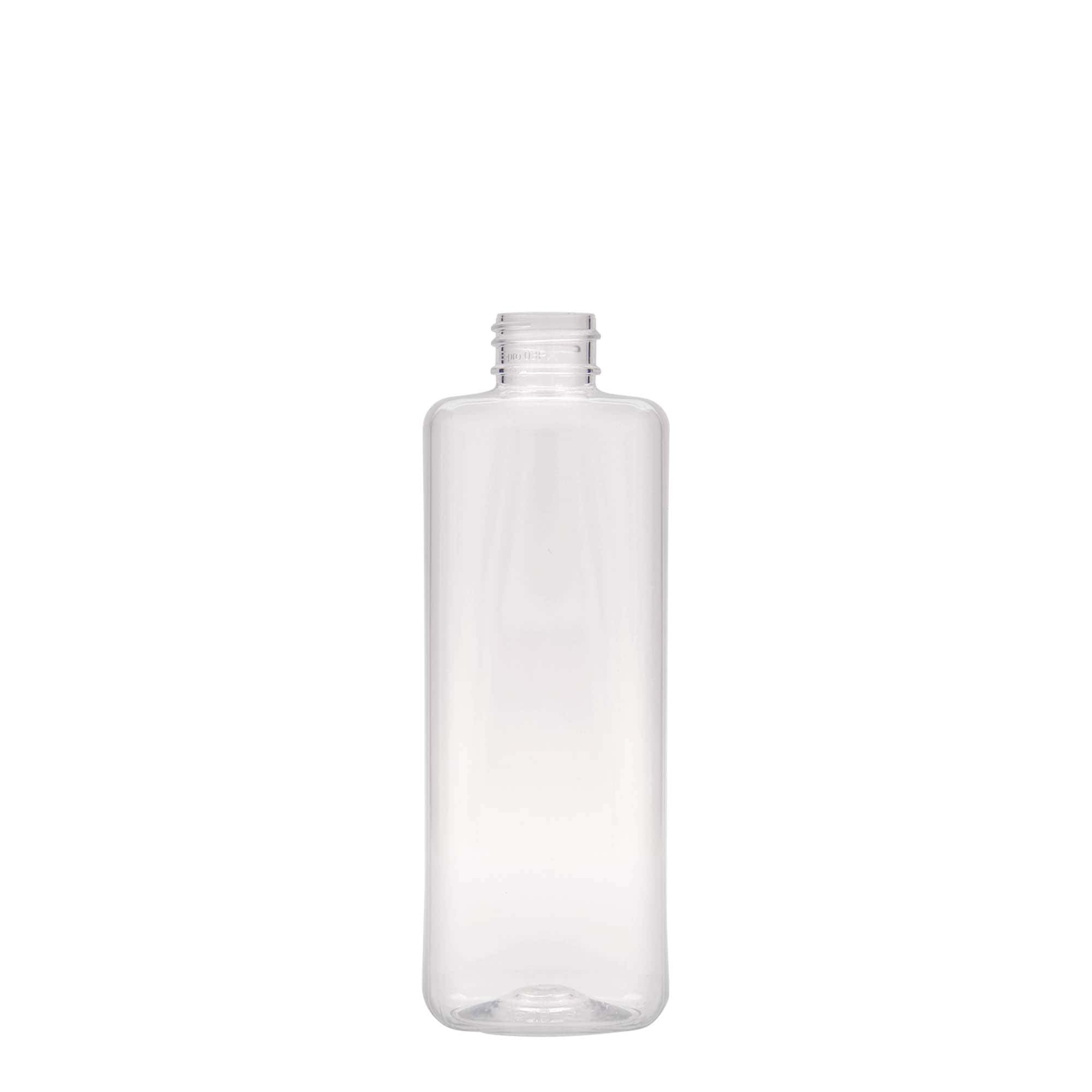 300 ml PET-flaske 'Karl', firkantet, plastik, tud: 24/410 300 ml PET-flaske 'Karl', firkantet, plastik, tud: 24/410
