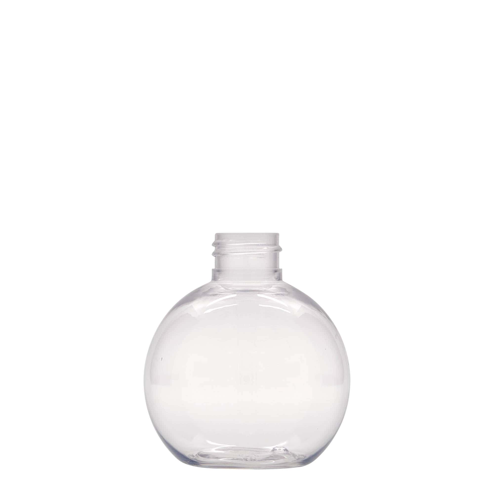 150 ml PET-flaske 'Perry', rund, plastik, åbning: 24/410