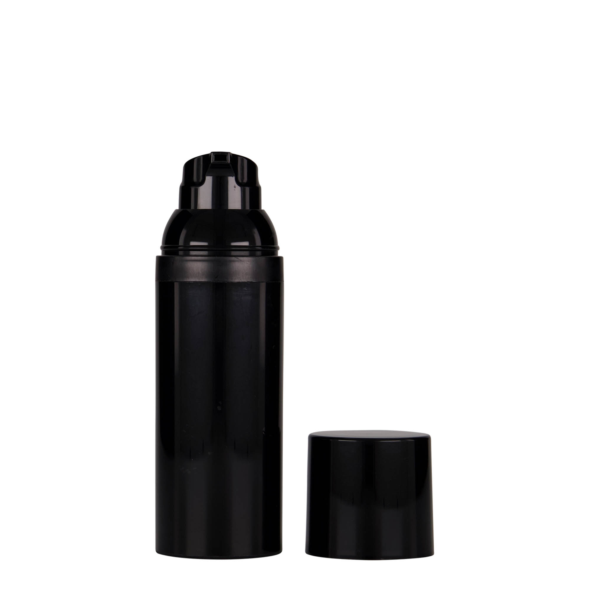 50 ml airless dispenser 'Mezzo', PP-plast, sort 50 ml airless dispenser 'Mezzo', PP-plast, sort