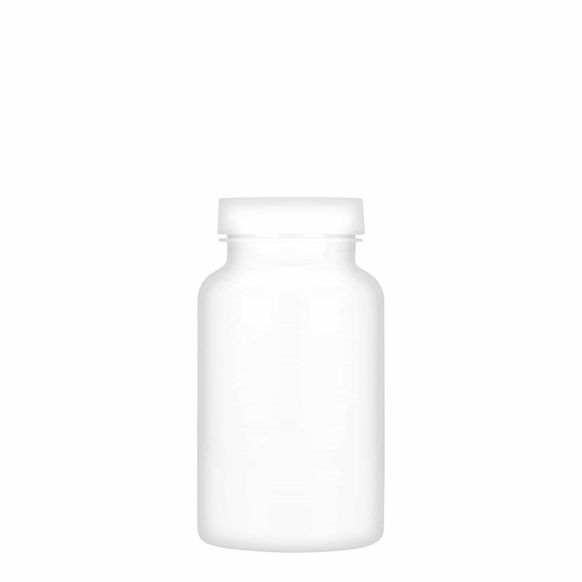 200 ml PET-packer, plast, hvid, åbning: GPI 45/400