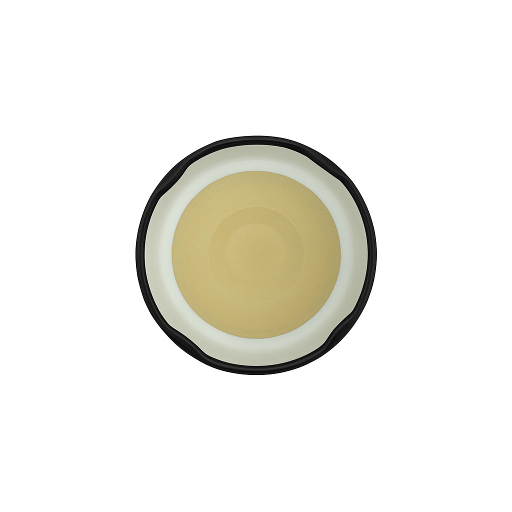 Twist-off-låg, hvidblik, sort, til munding: TO 48 Twist-off-låg, hvidblik, sort, til munding: TO 48