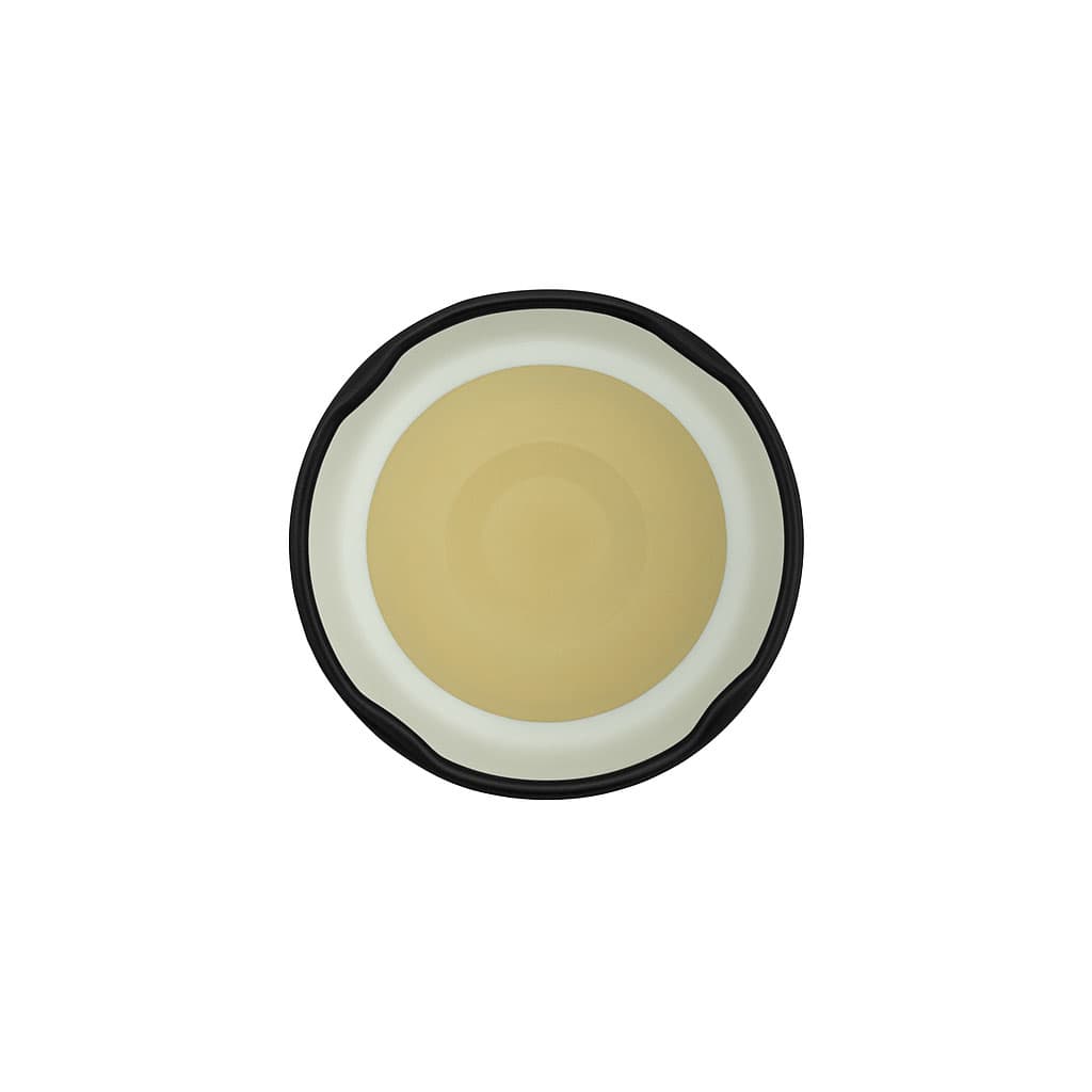 Twist-off-låg, hvidblik, sort, til munding: TO 48