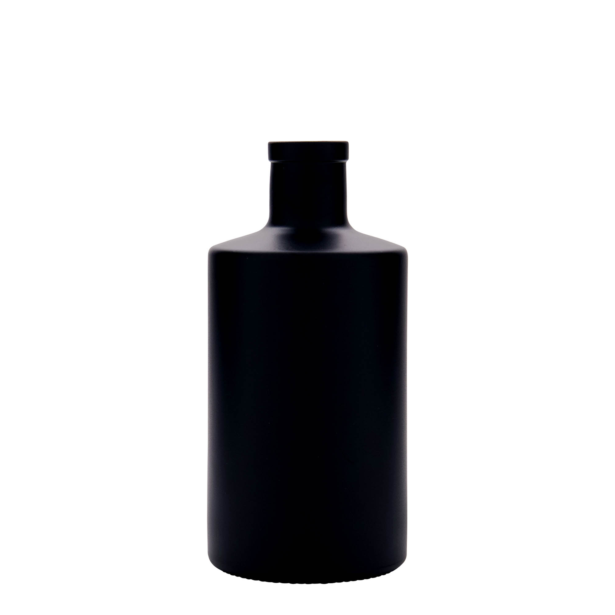 500 ml glasflaske 'Caroline', sort, åbning: kork 500 ml glasflaske 'Caroline', sort, åbning: kork