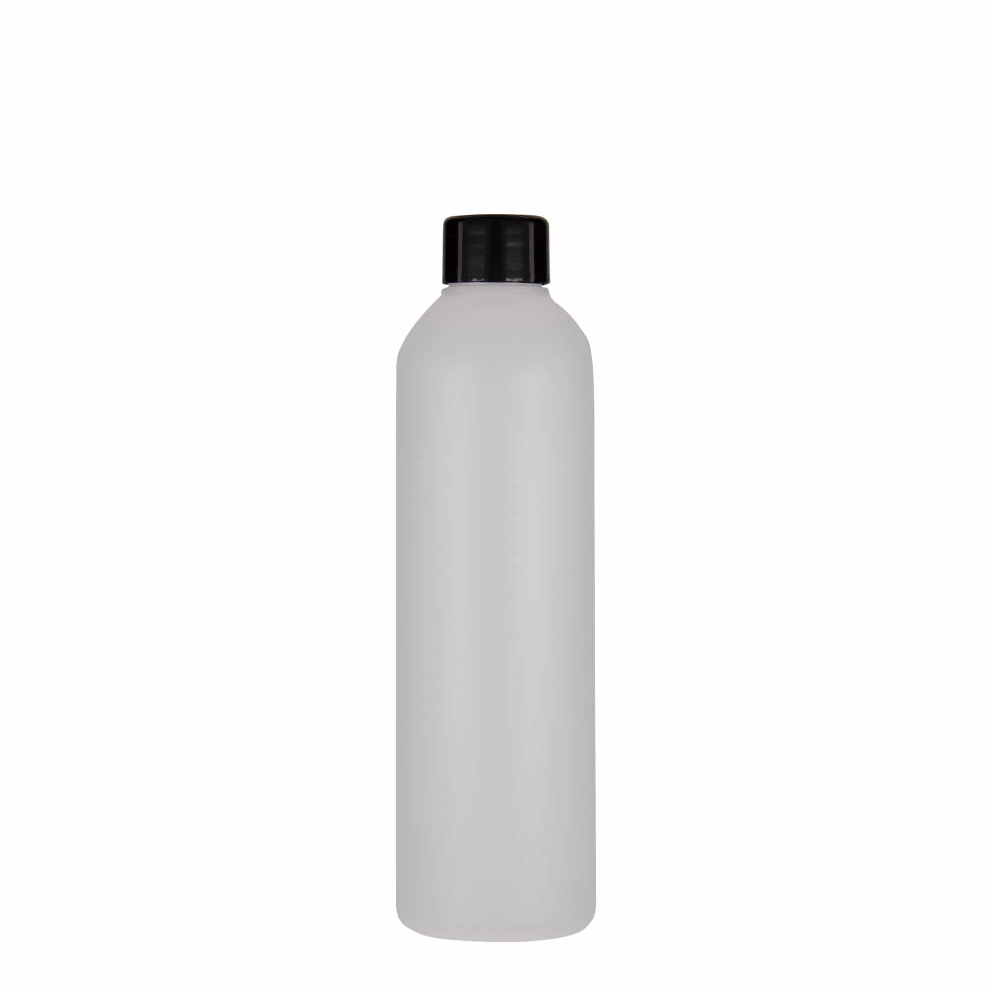 250 ml plastikflaske »Tuffy«, HDPE, natur, åbning: 24/410