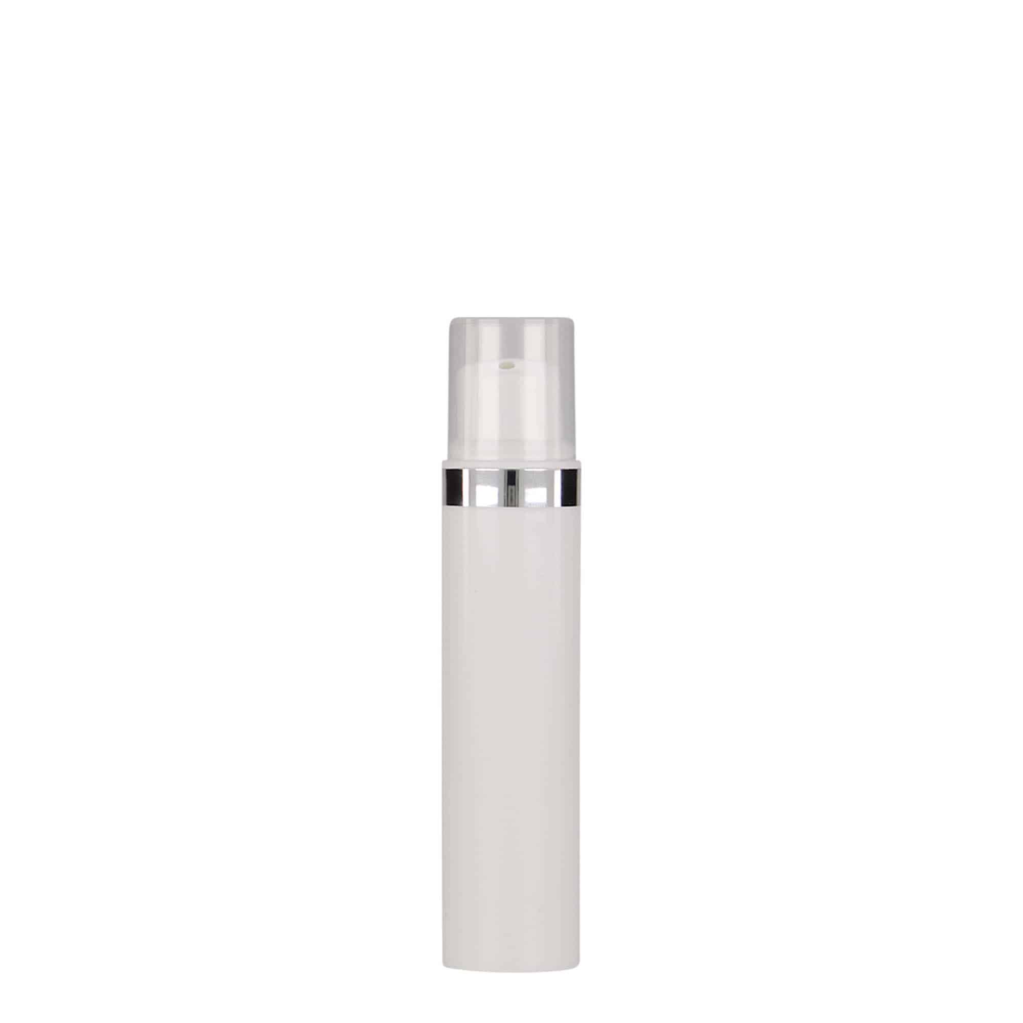 15 ml Airless Dispenser 'Nano', PP-plast, hvid