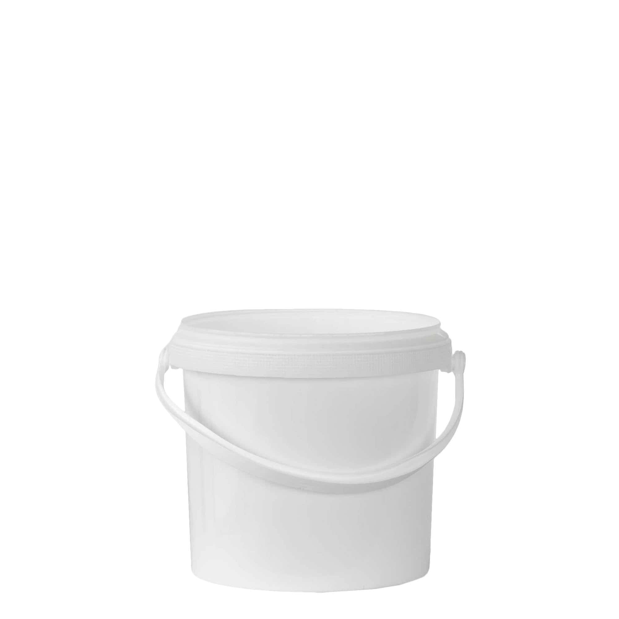 2,5 l spand, PP-plast, hvid 2,5 l spand, PP-plast, hvid