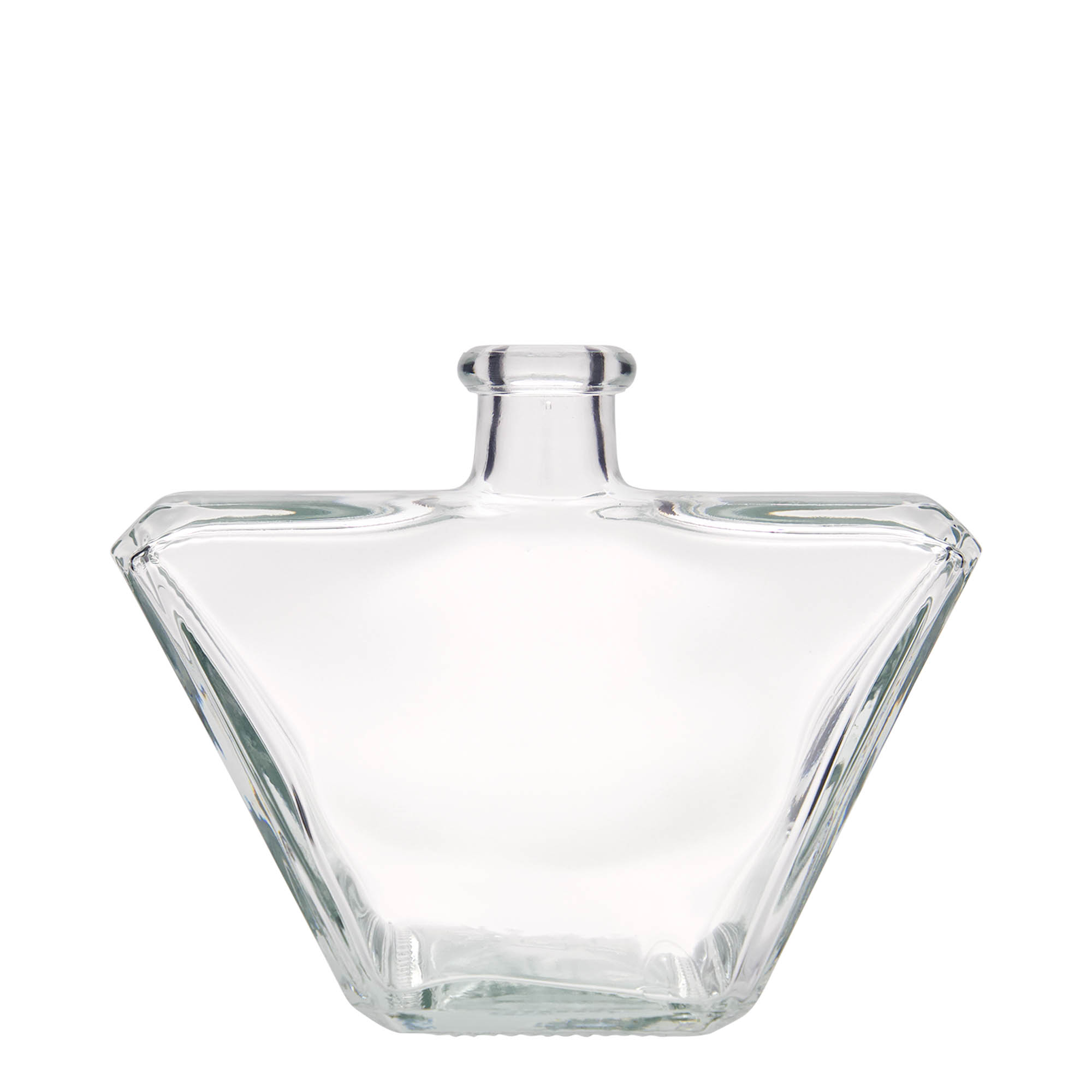 500 ml glasflaske 'Charly', rektangulær, åbning: kork