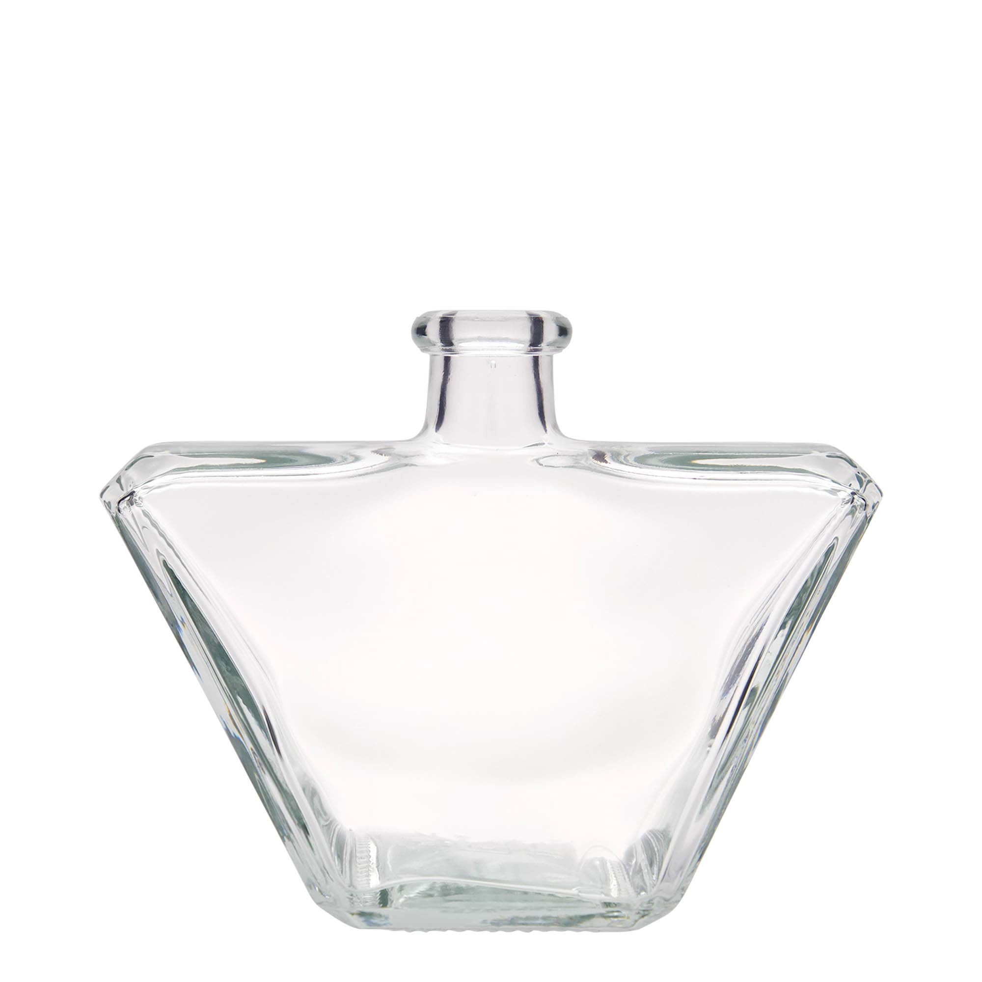 500 ml glasflaske 'Charly', rektangulær, åbning: kork