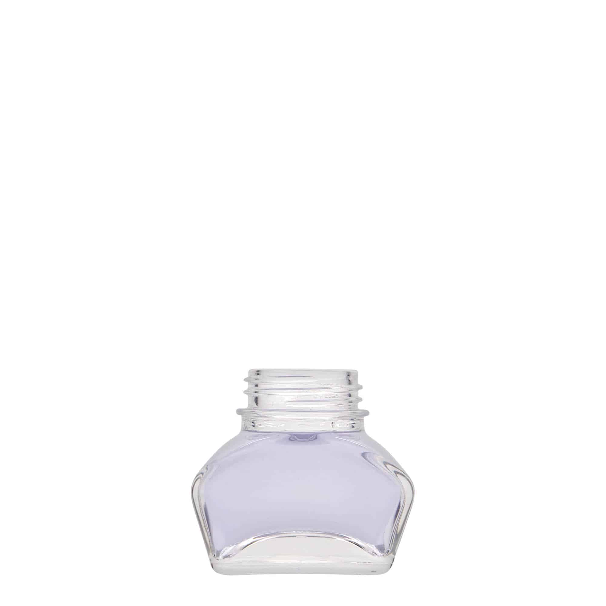 30 ml blækhus, rektangulært, åbning: skruelåg