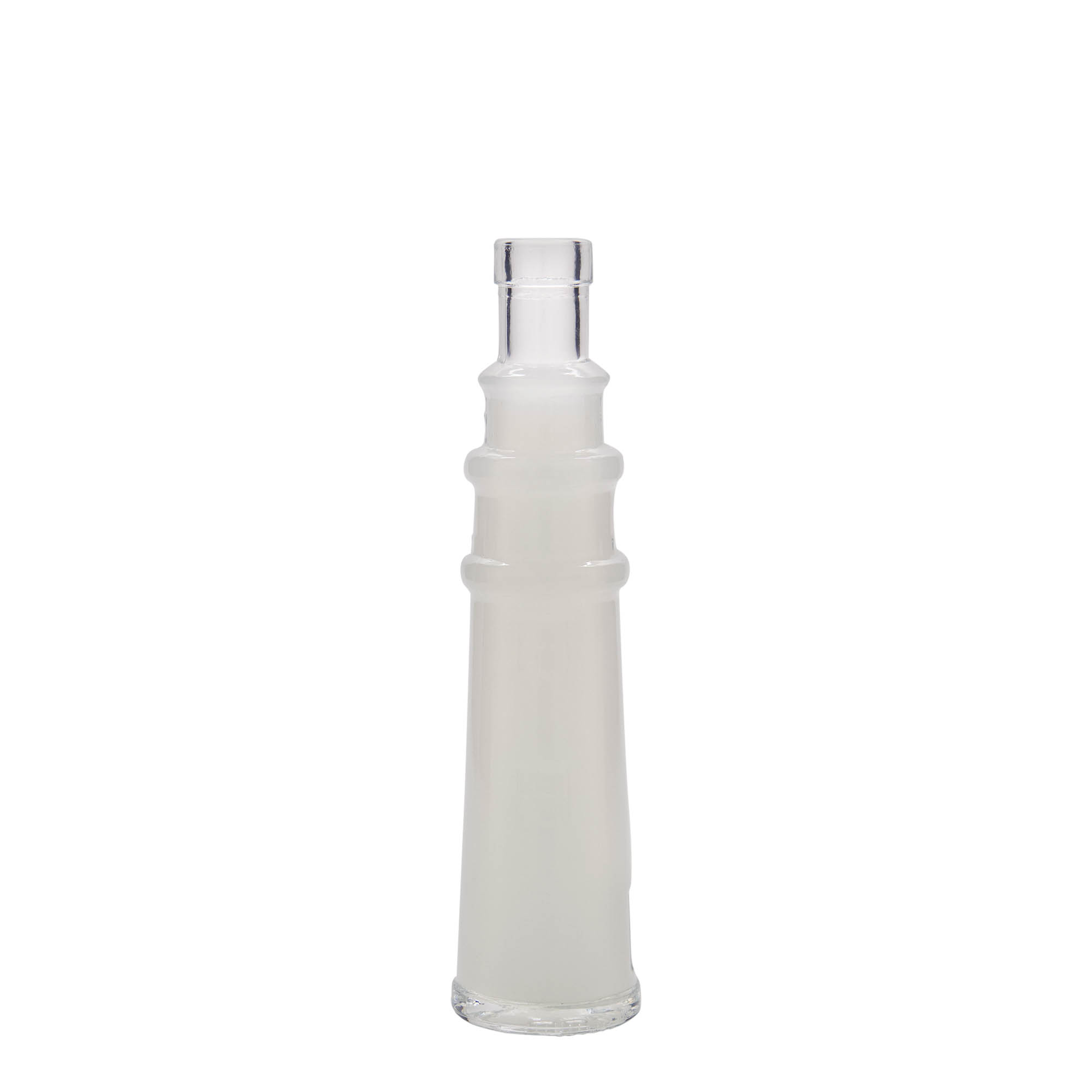 100 ml glasflaske 'Leuchtturm', åbning: kork