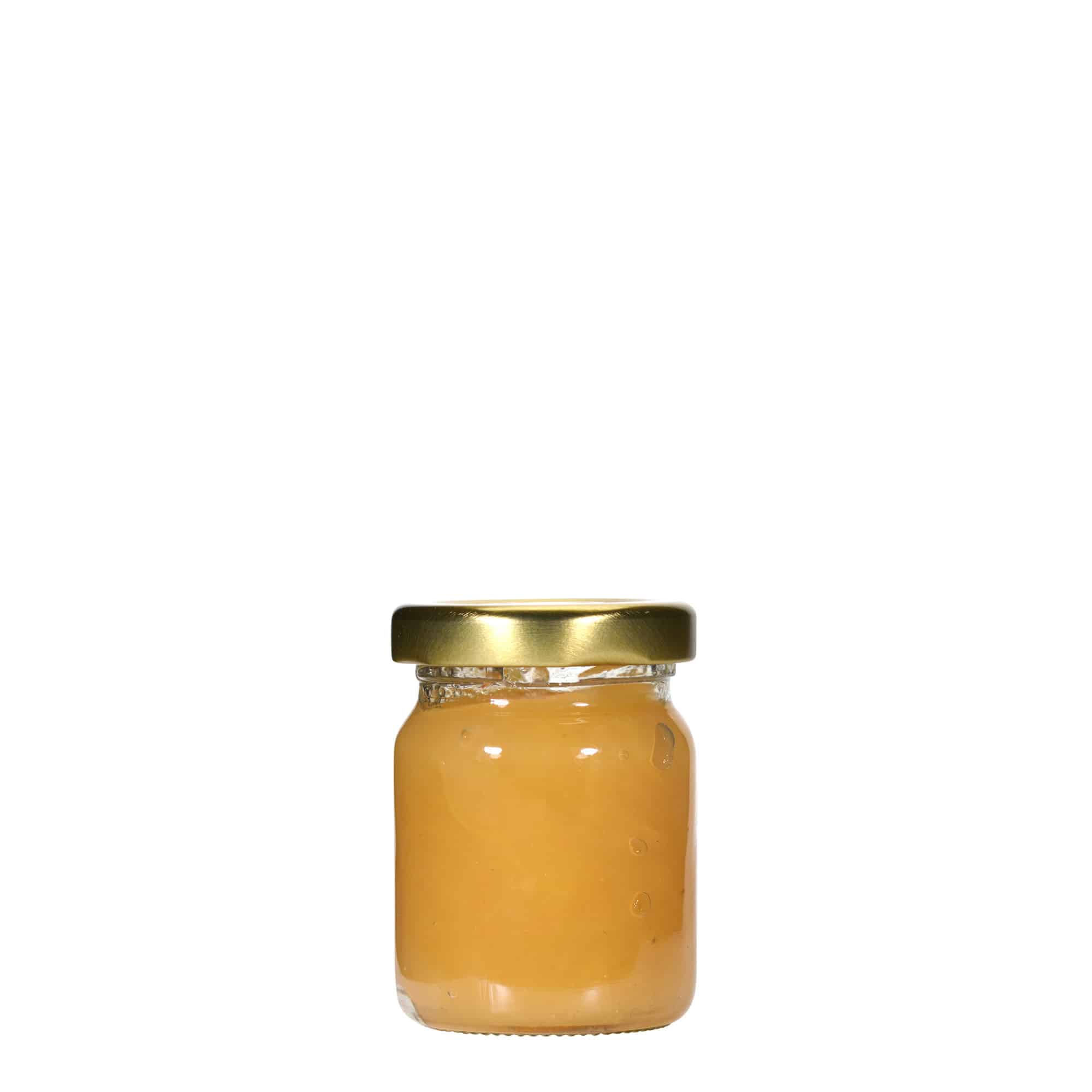 60 ml rundt glas, åbning: Twist-Off (TO 43)