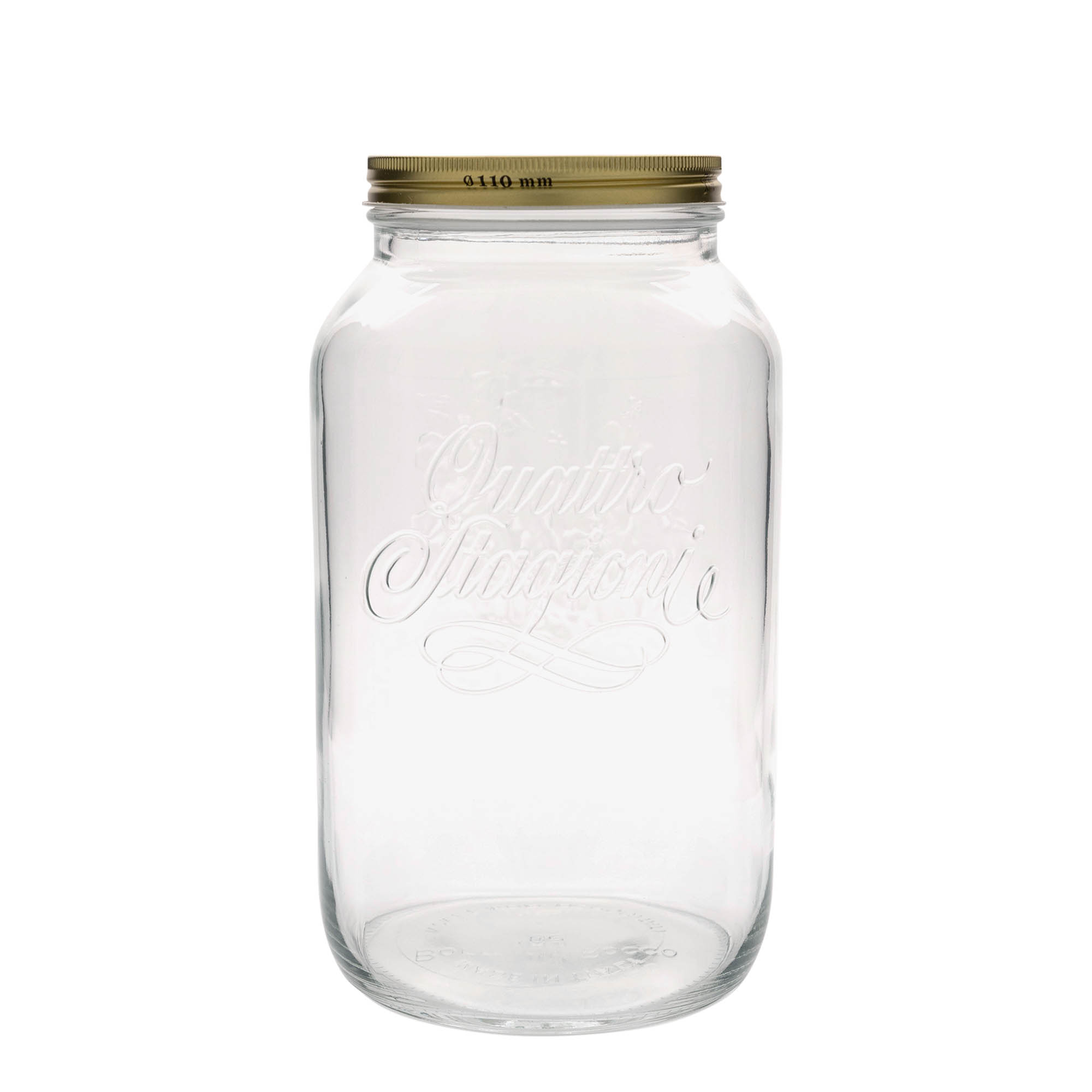 3.800 ml glas 'Quattro Stagioni', åbning: skruelåg 3.800 ml glas 'Quattro Stagioni', åbning: skruelåg