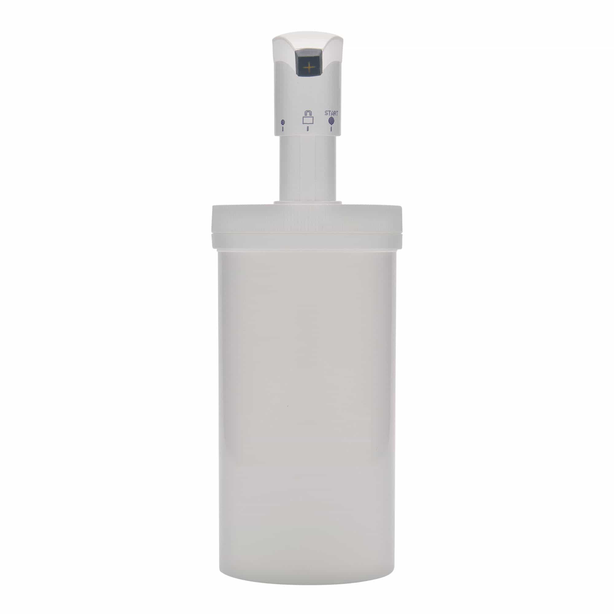 655 ml dispenserflaske 'Securibox', PP-plast, hvid, åbning: skruelåg