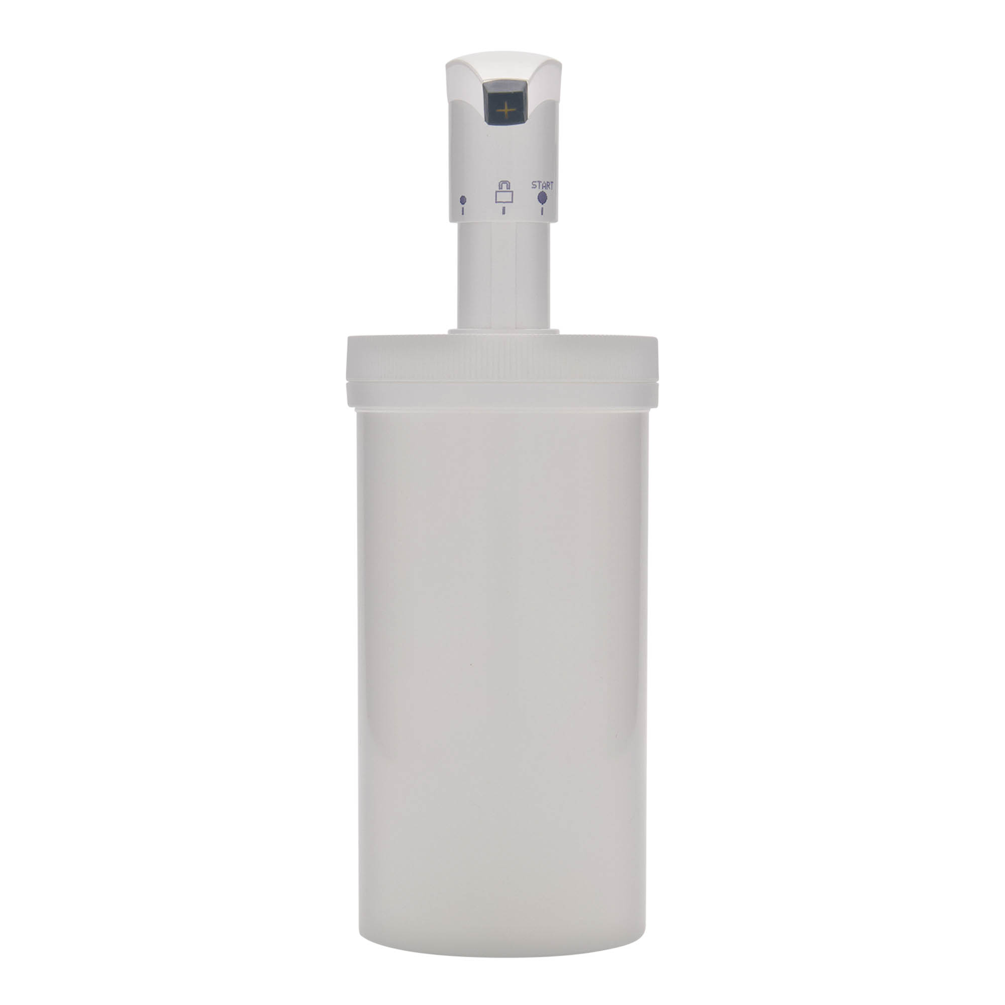 655 ml dispenserflaske »Securibox«, PP-plast, hvid, åbning: skruelåg