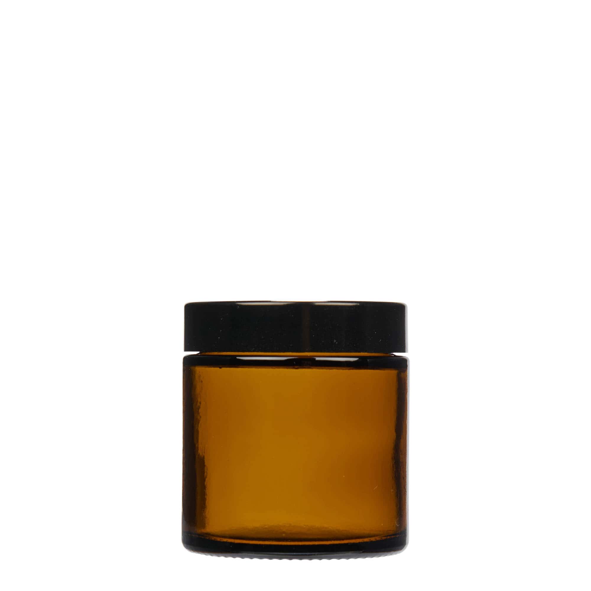 120 ml krukke 'Brown Line', glas, brun, åbning: skruelåg