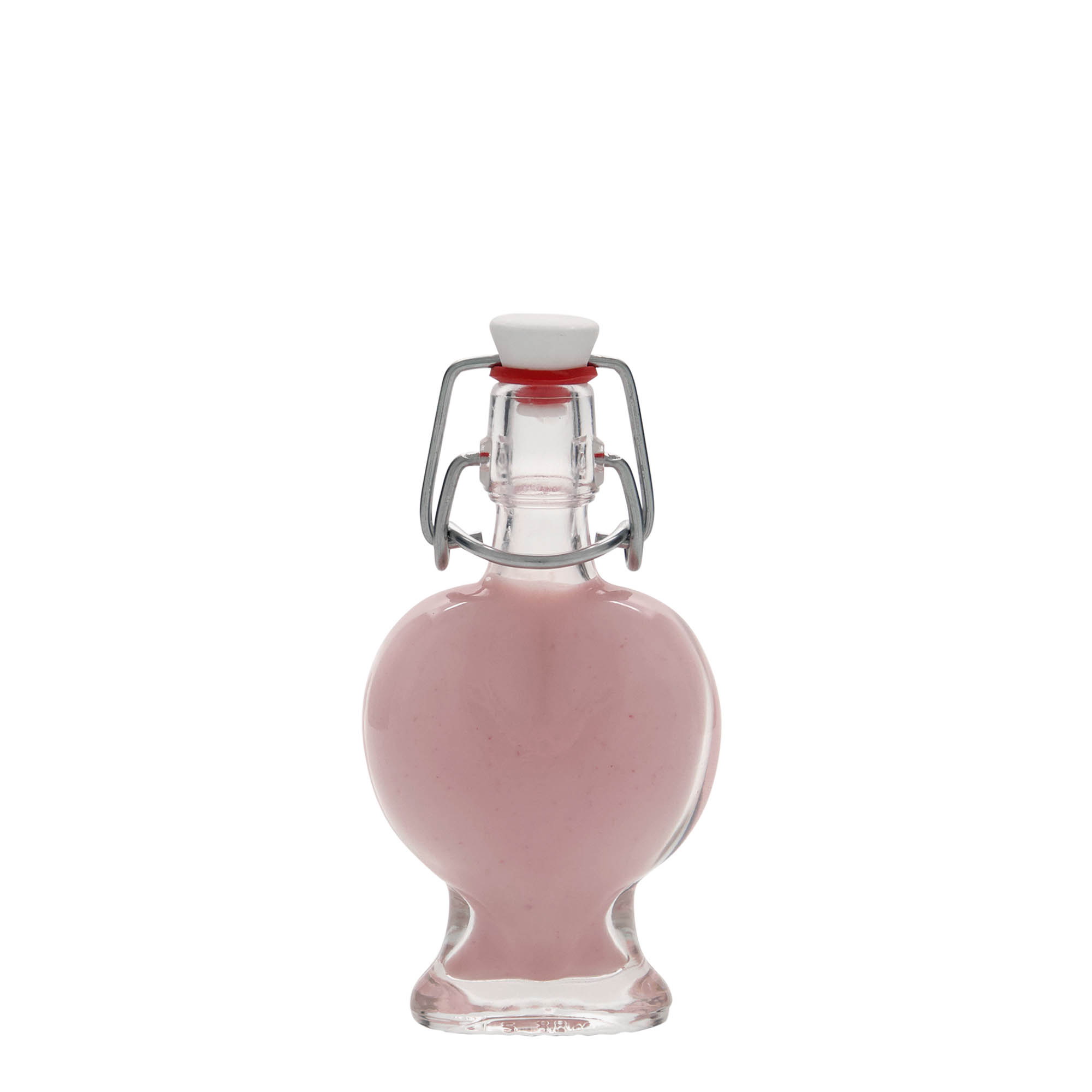 40 ml glasflaske 'Hjerte', åbning: patentprop 40 ml glasflaske 'Hjerte', åbning: patentprop