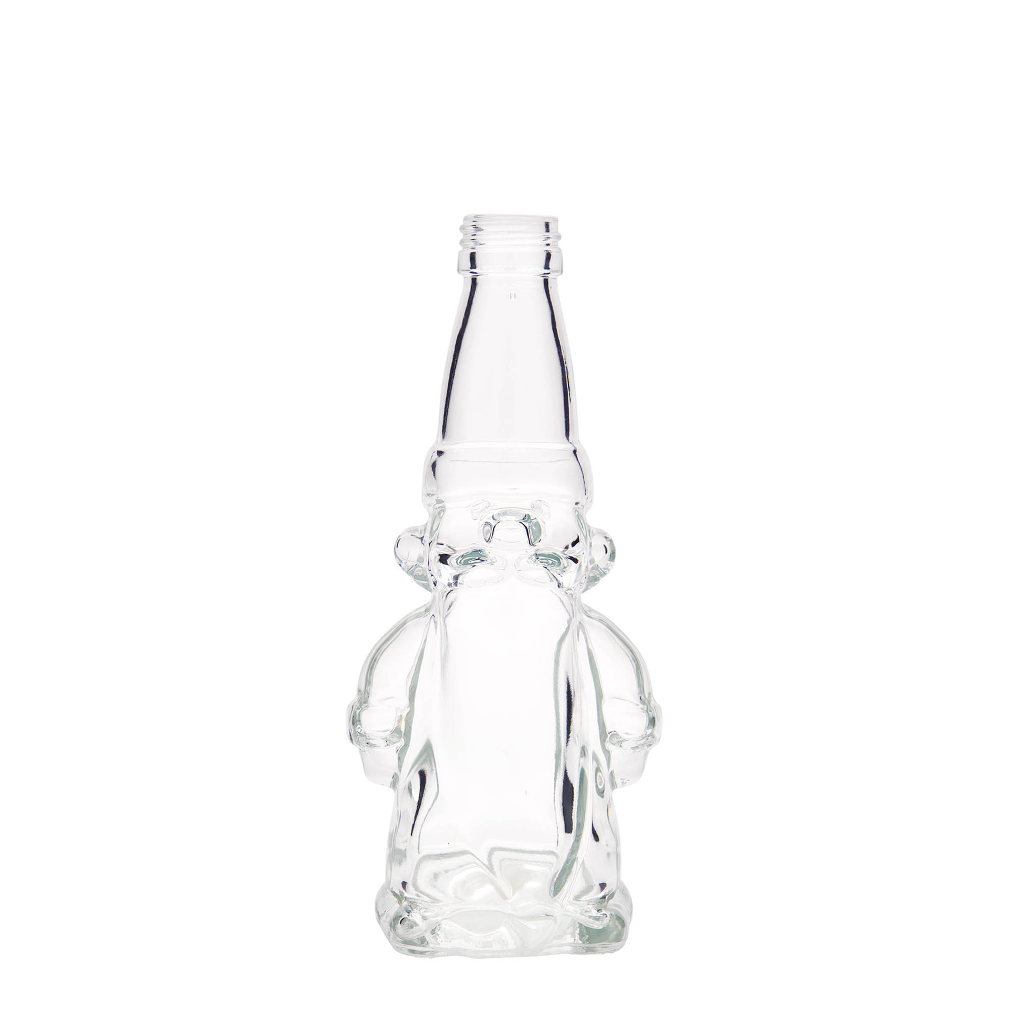 200 ml glasflaske »Julenisse«, åbning: PP 28