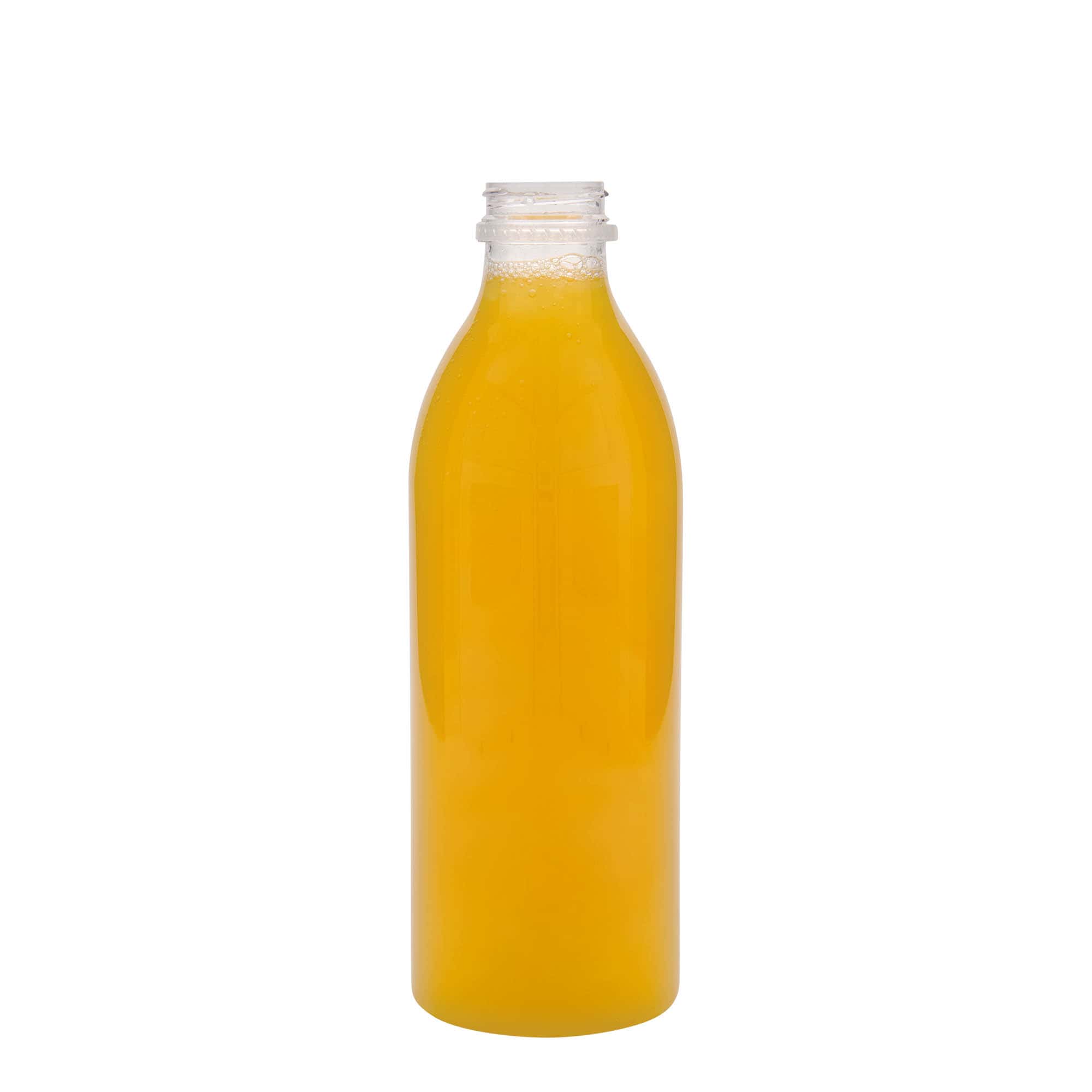 1.000 ml PET-flaske standard, plast, åbning: 38 mm