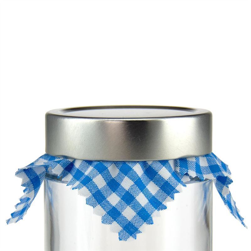 Stofserviettern ternet 12x12, kvadratisk, tekstil, blå, åbning: TO38-TO53