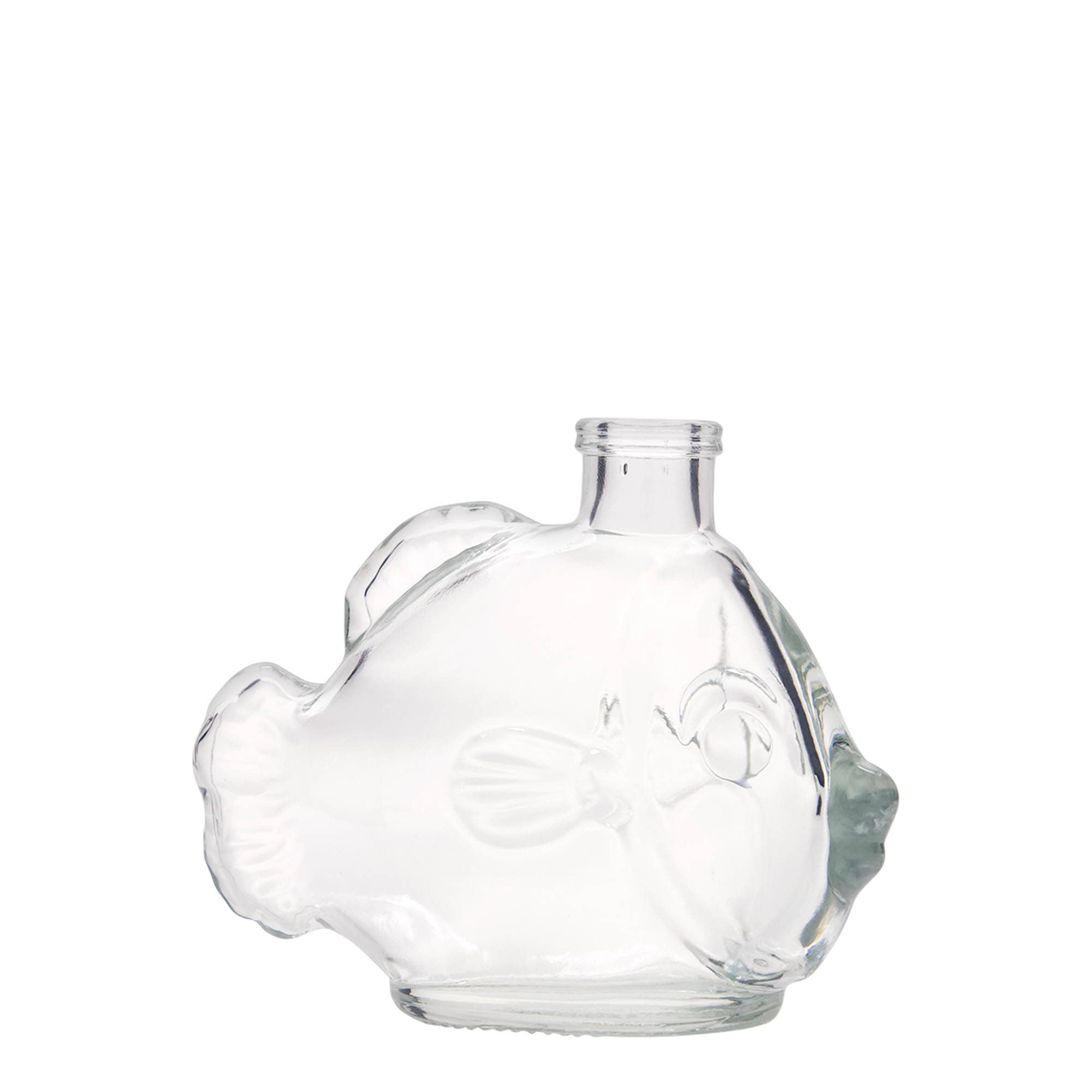200 ml glasflaske 'Fisk', åbning: kork