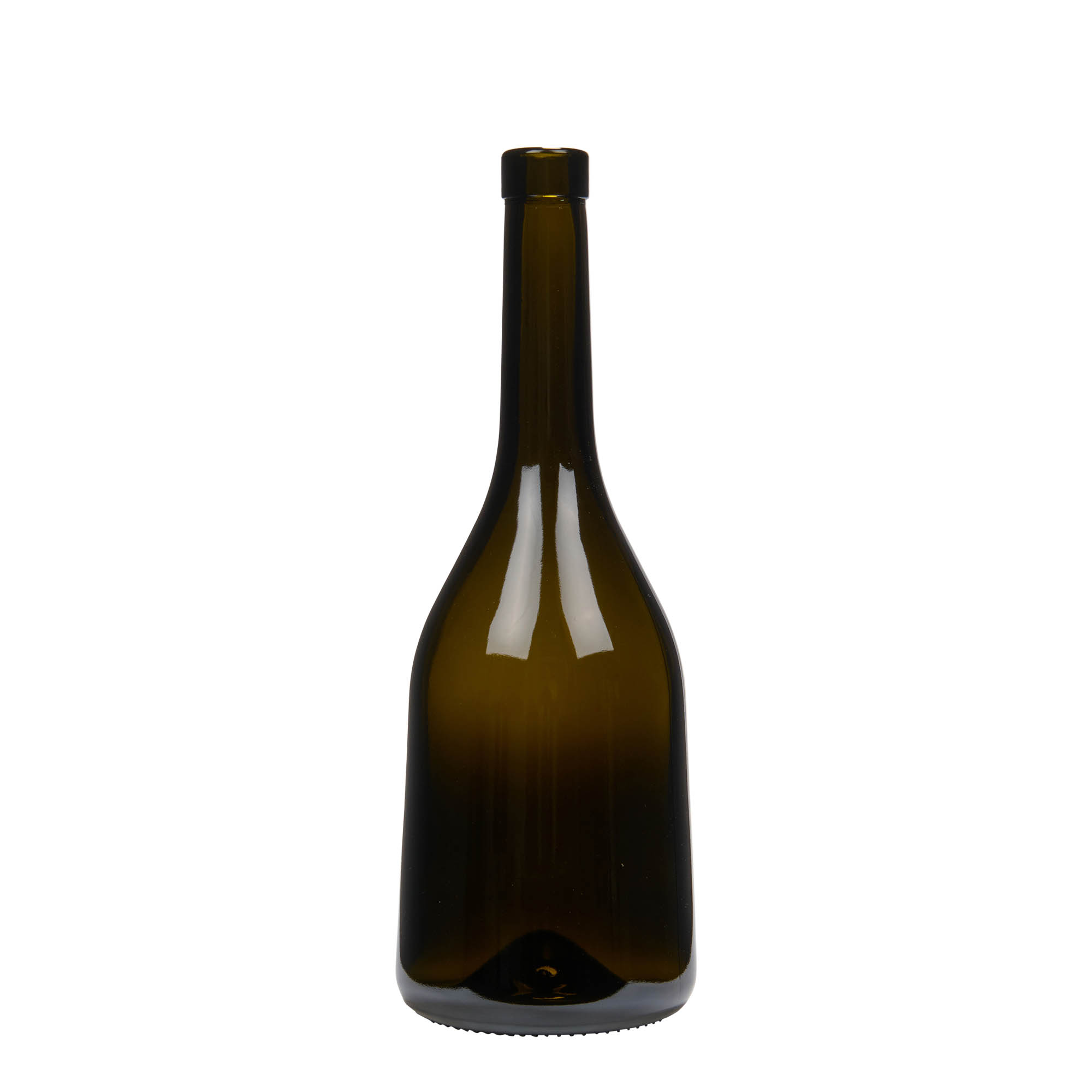 750 ml glasflaske 'Rustica', antikgrøn, åbning: kork 750 ml glasflaske 'Rustica', antikgrøn, åbning: kork